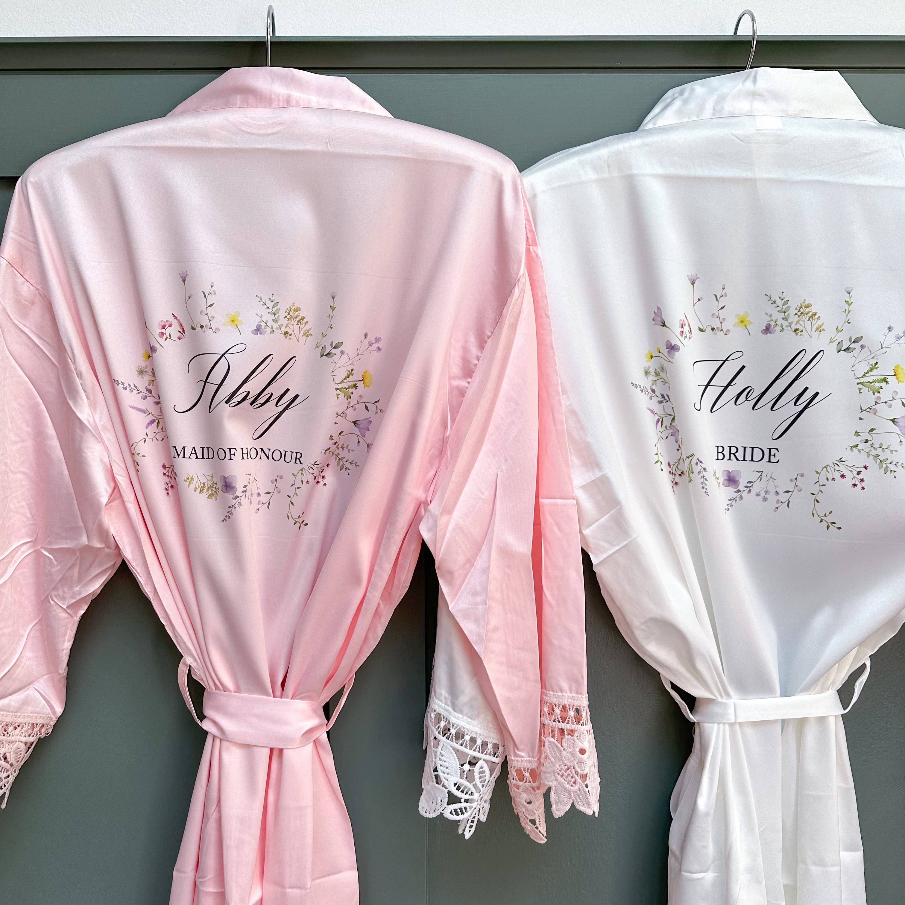 Wildflowers Robe - Lavender Eight