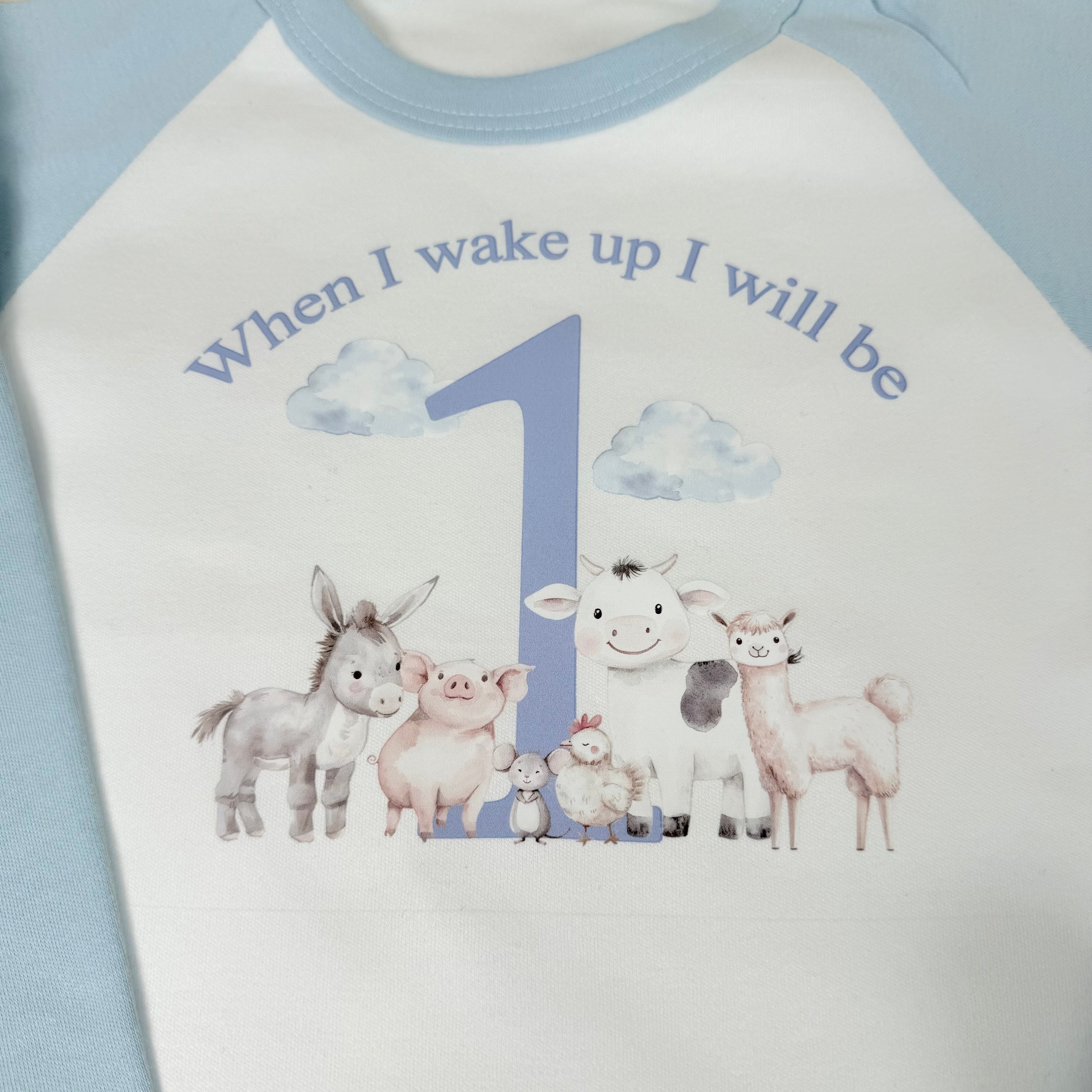 Blue - Children's Birthday Pyjamas