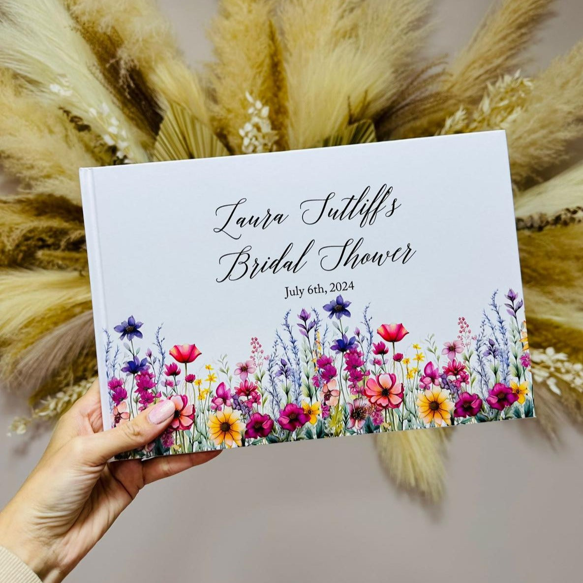 Vibrant Wildflowers Guestbook