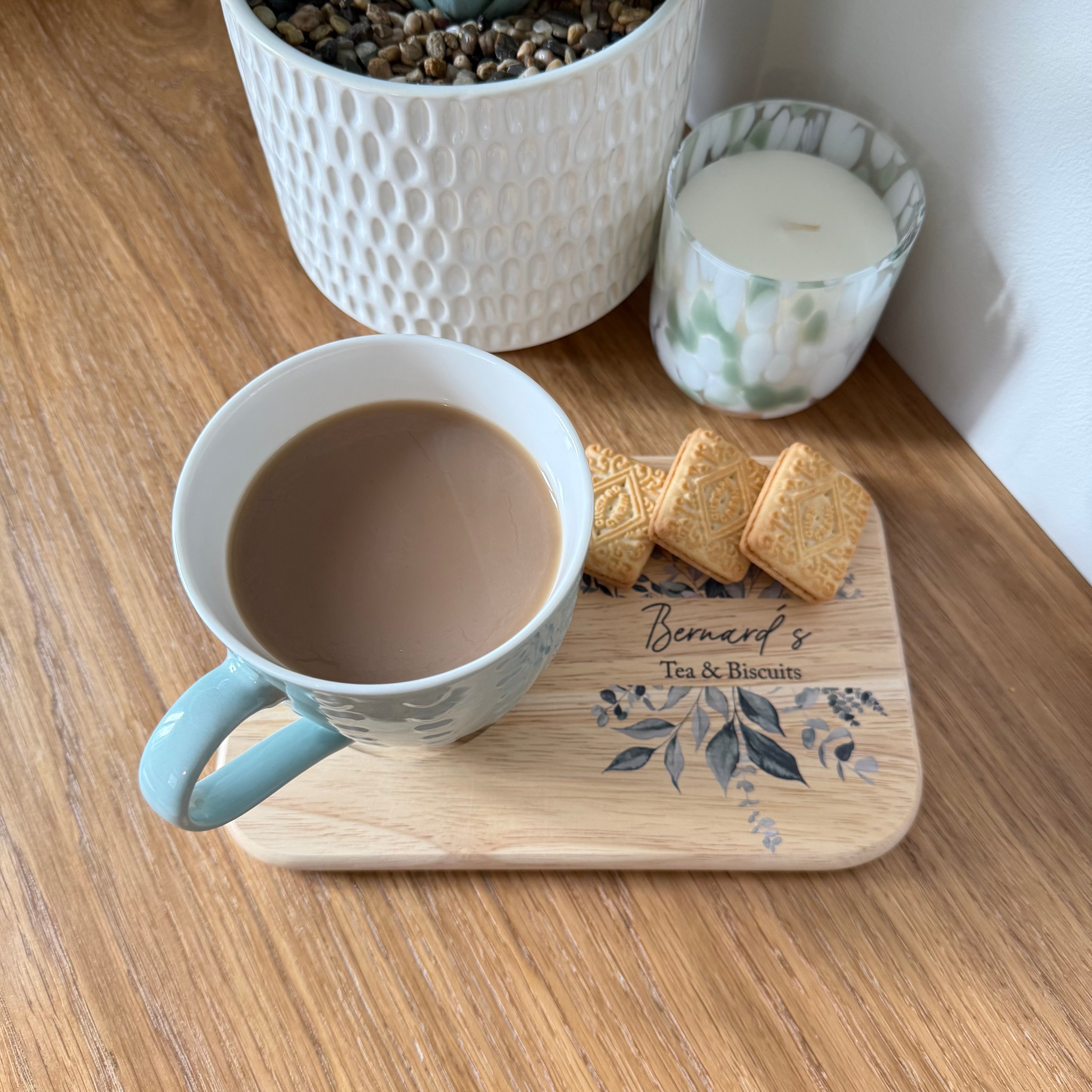 Eucalyptus Tea & Biscuits Board