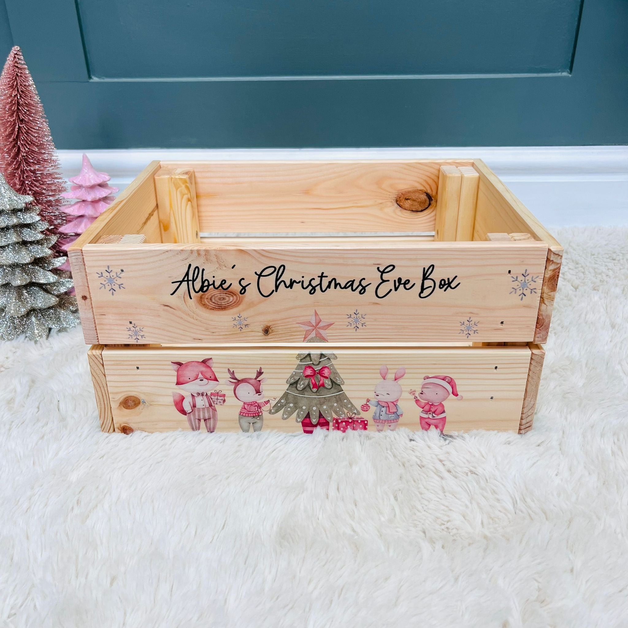 Animal Friends Christmas Eve Box Crate