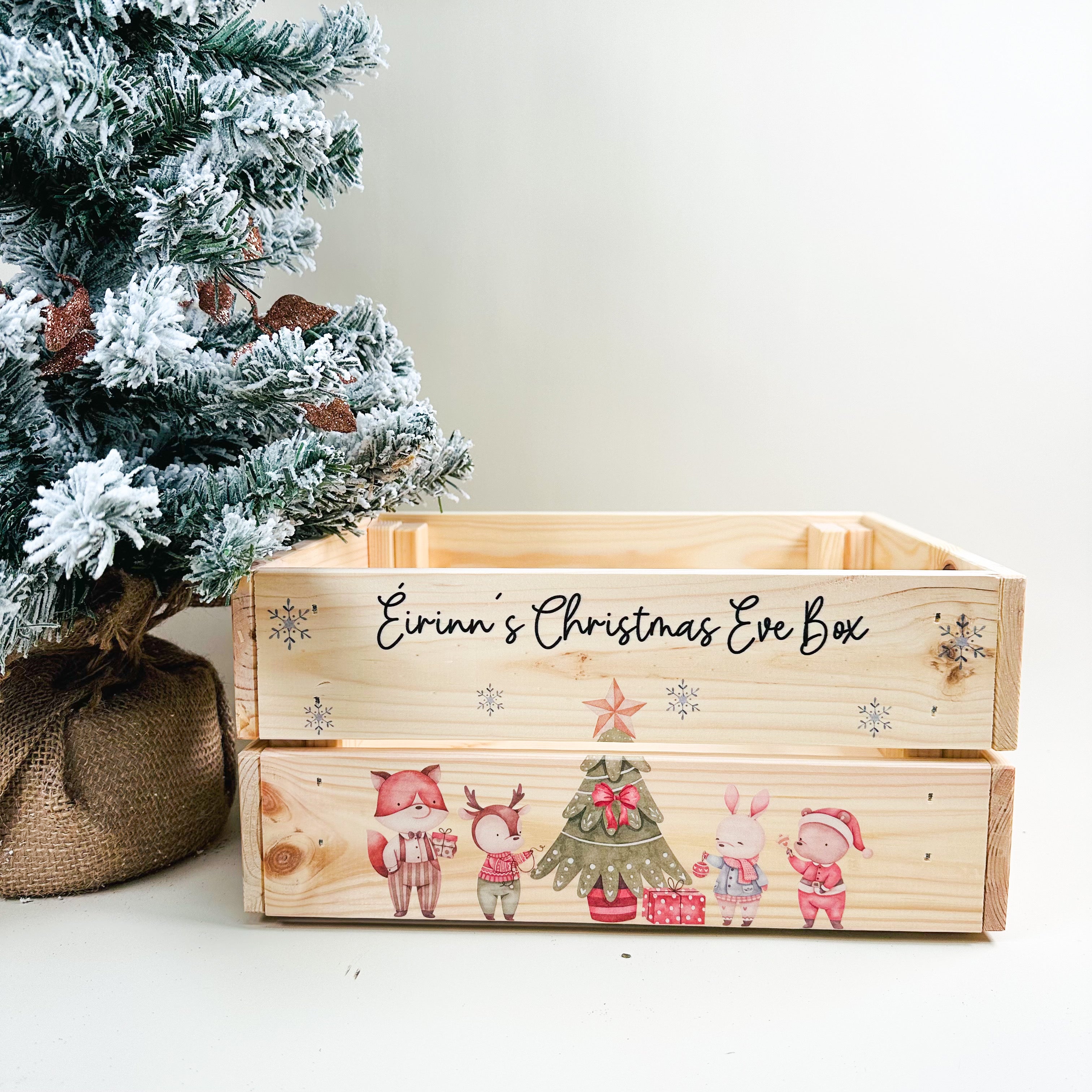 Animal Friends Christmas Eve Box Crate