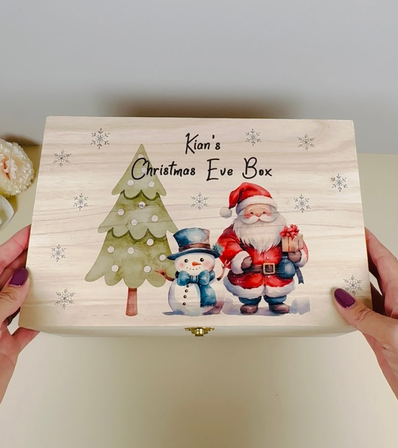 Santa and Snowman Christmas Eve Box