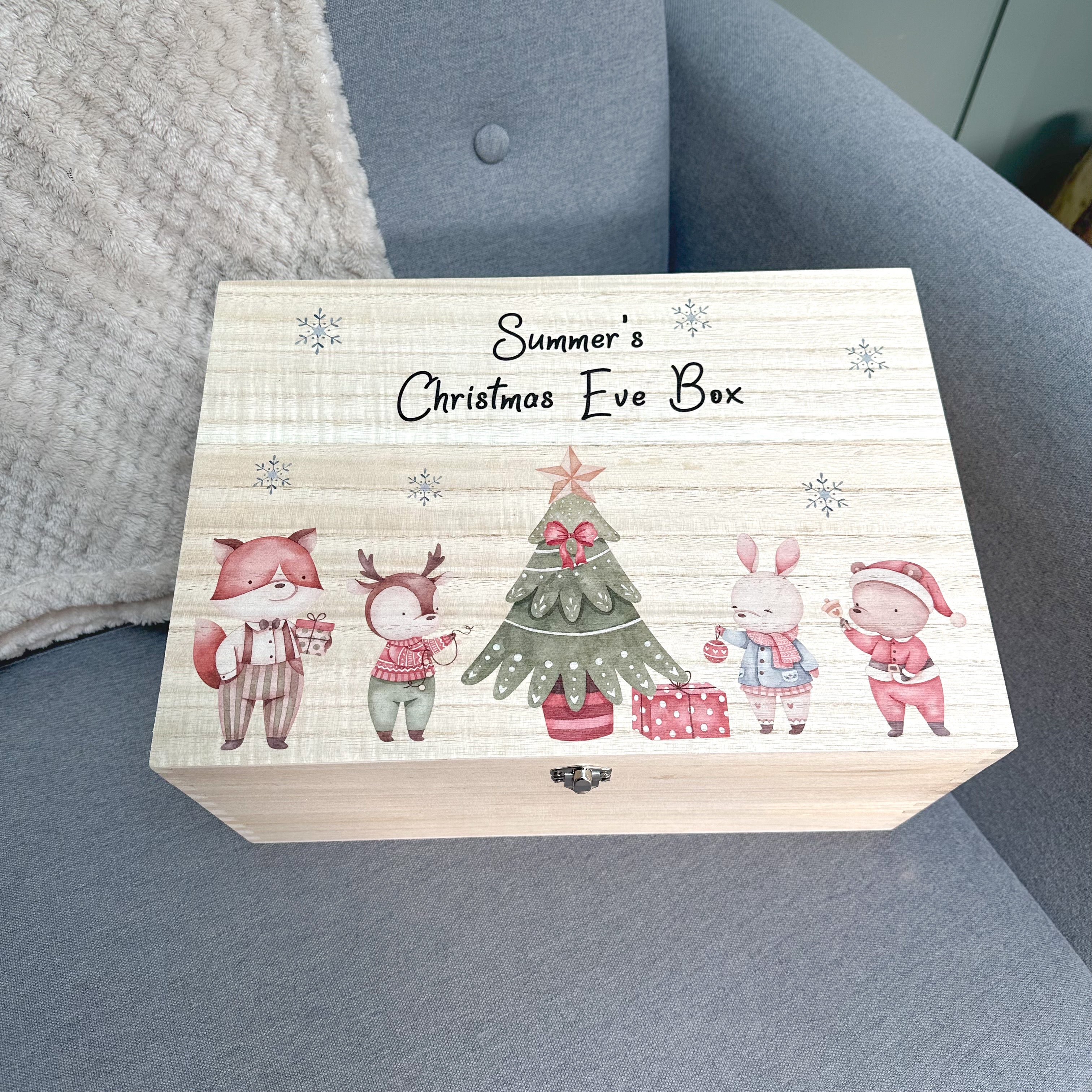 Woodland Theme Christmas Eve Box