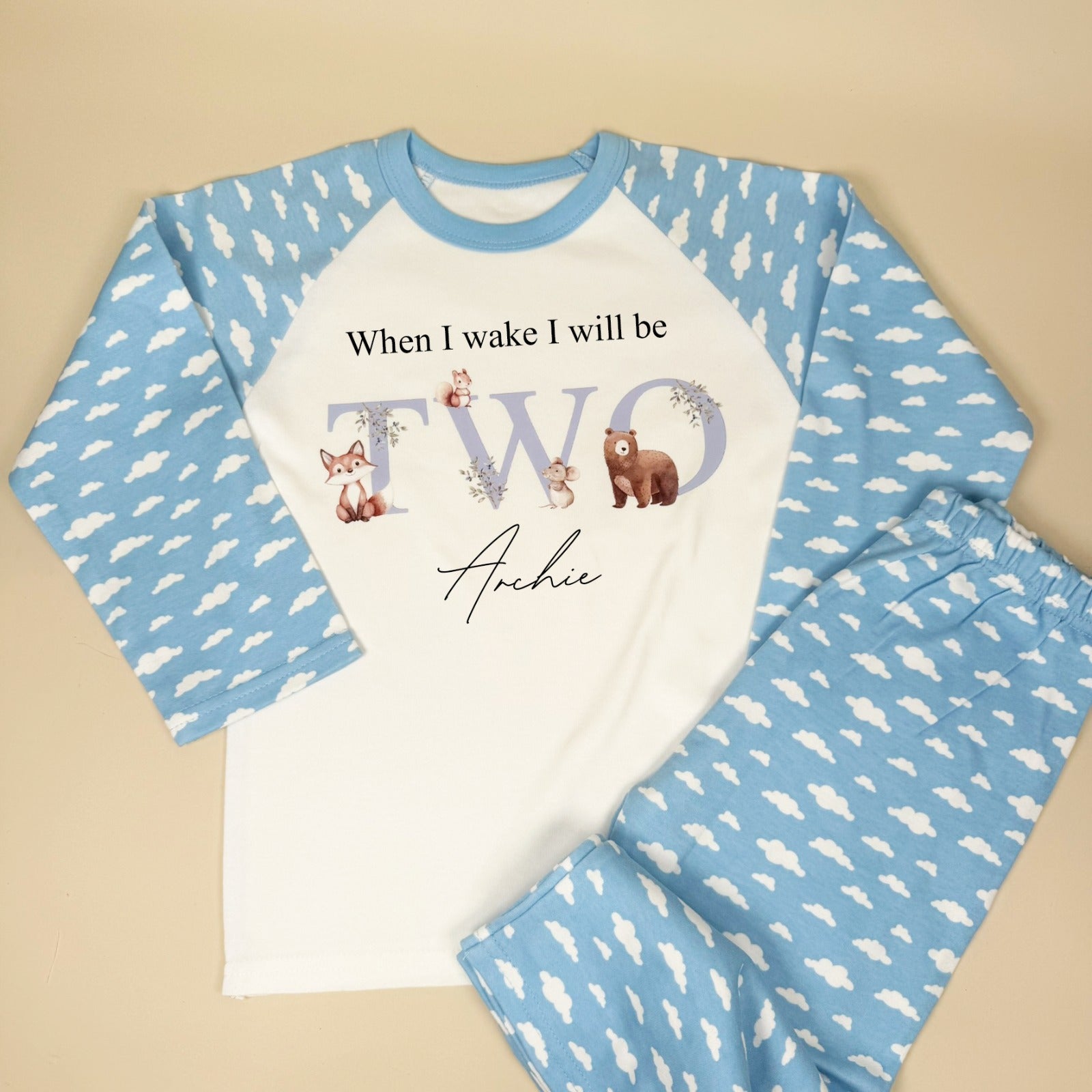 Cloud Pyjamas - Blue