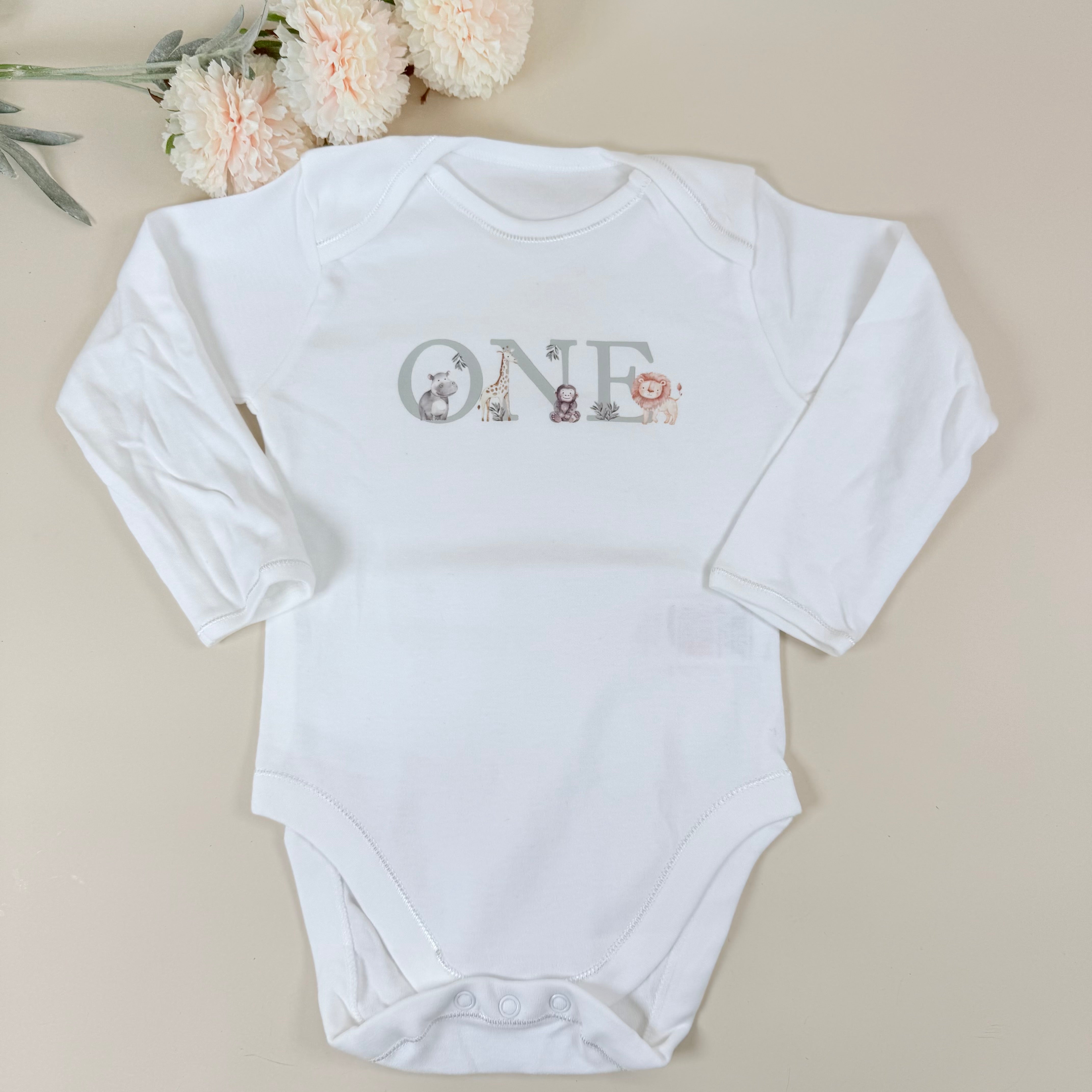 Sage Green Striped - Children's Birthday Pyjamas