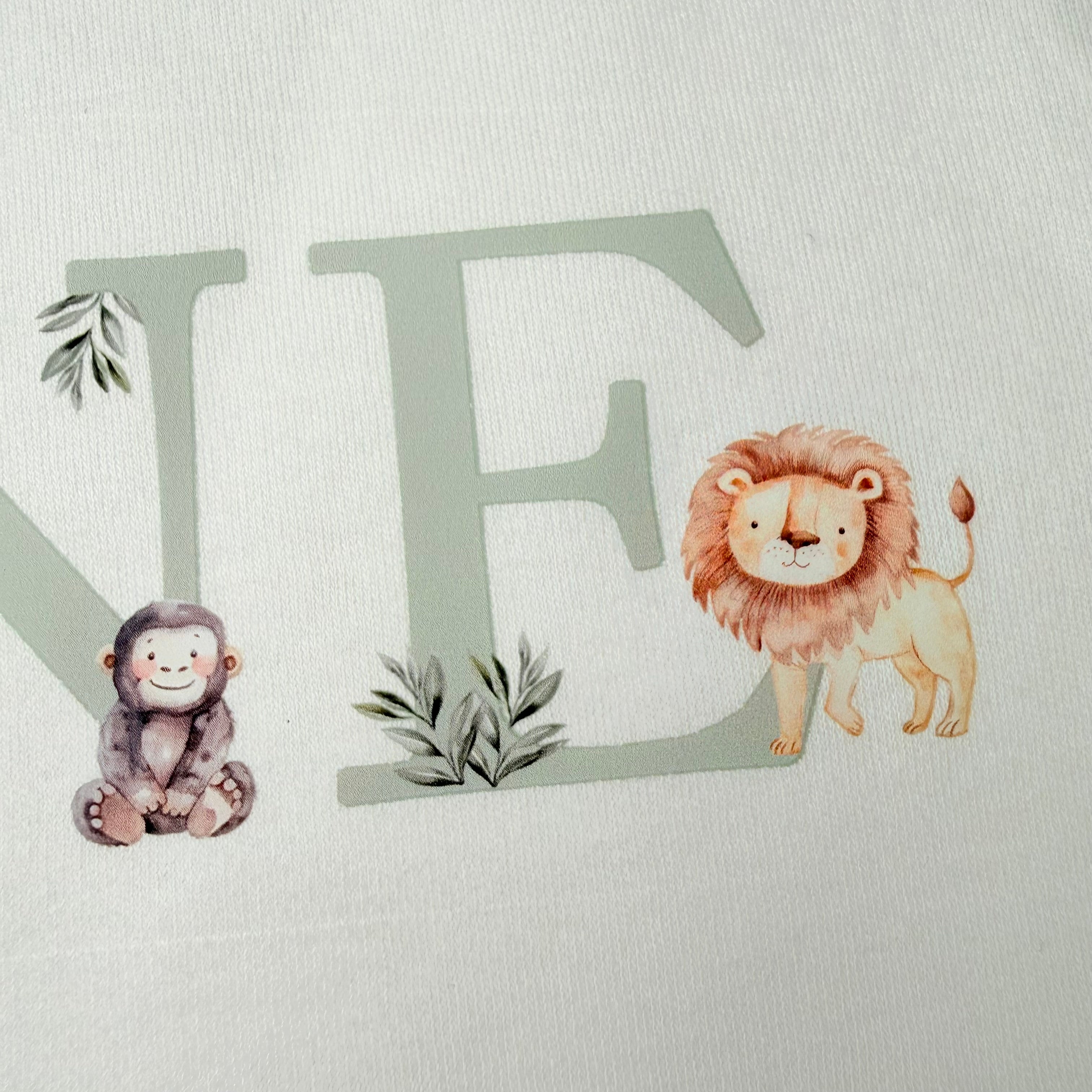 Sage Green Striped - Children's Birthday Pyjamas