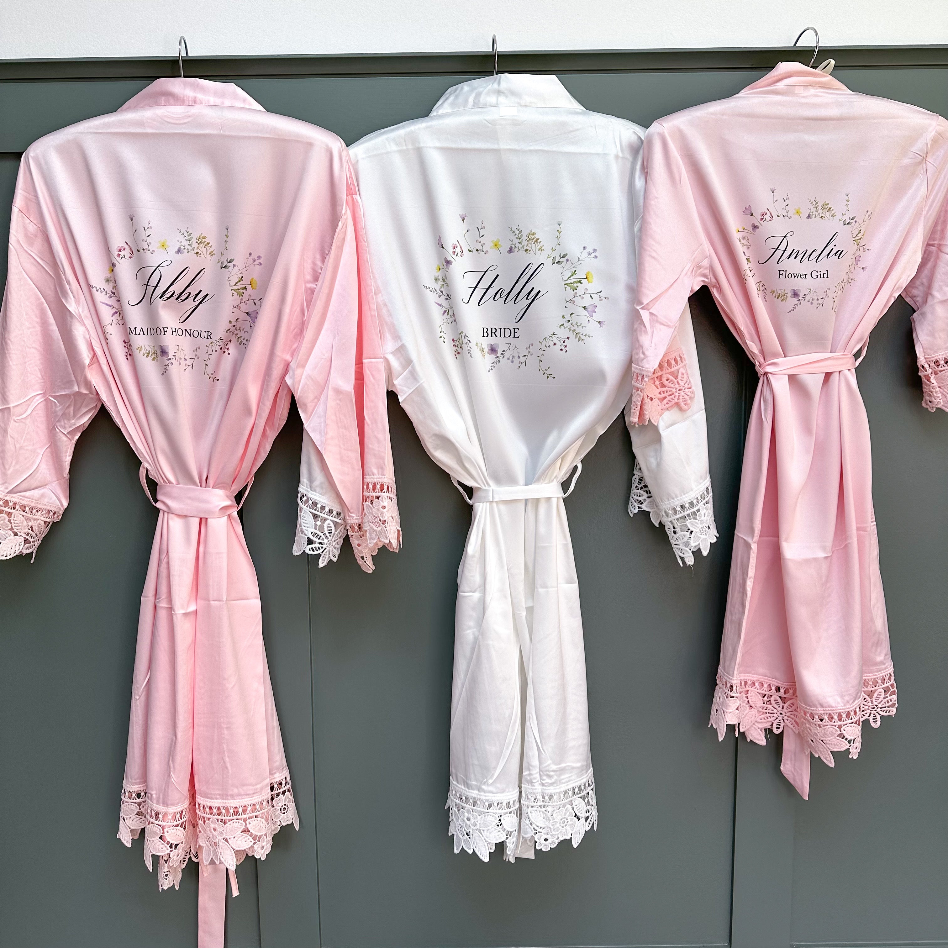 Wildflowers Robe - Lavender Eight