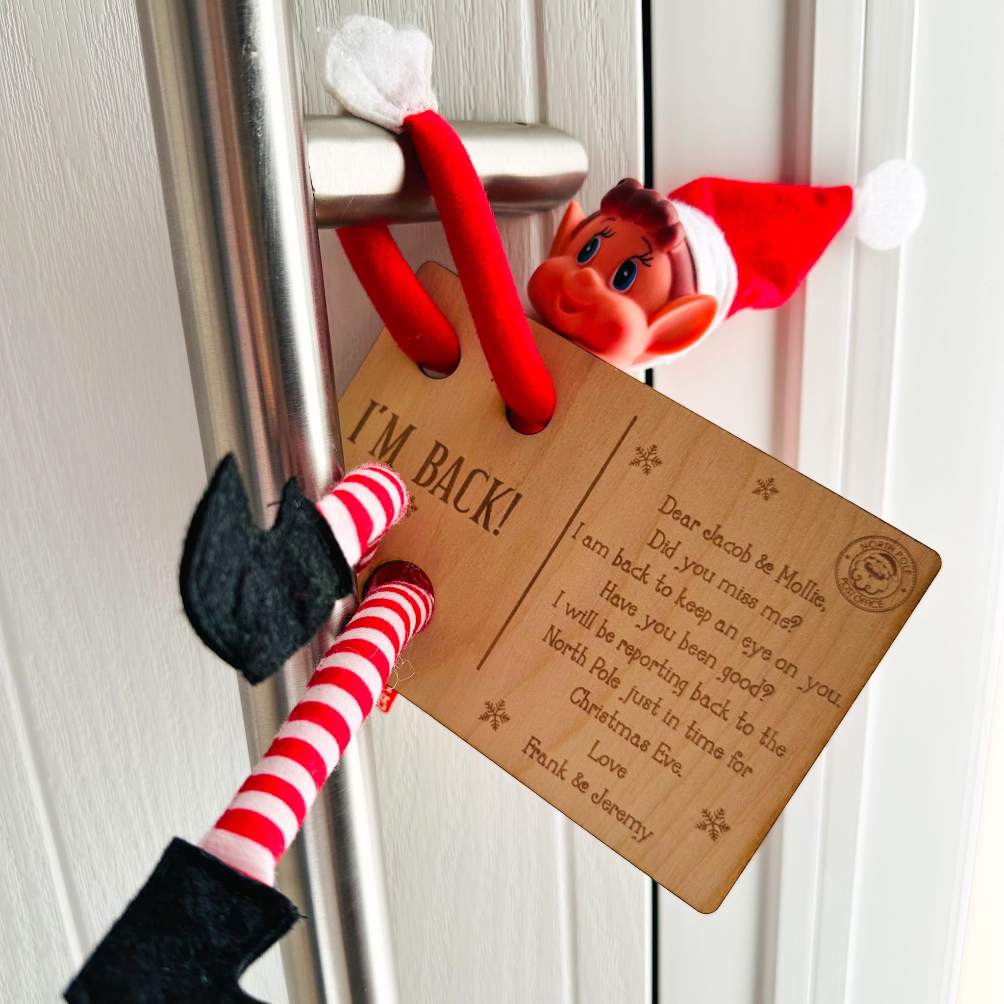 Personalized Elf Arrival Card