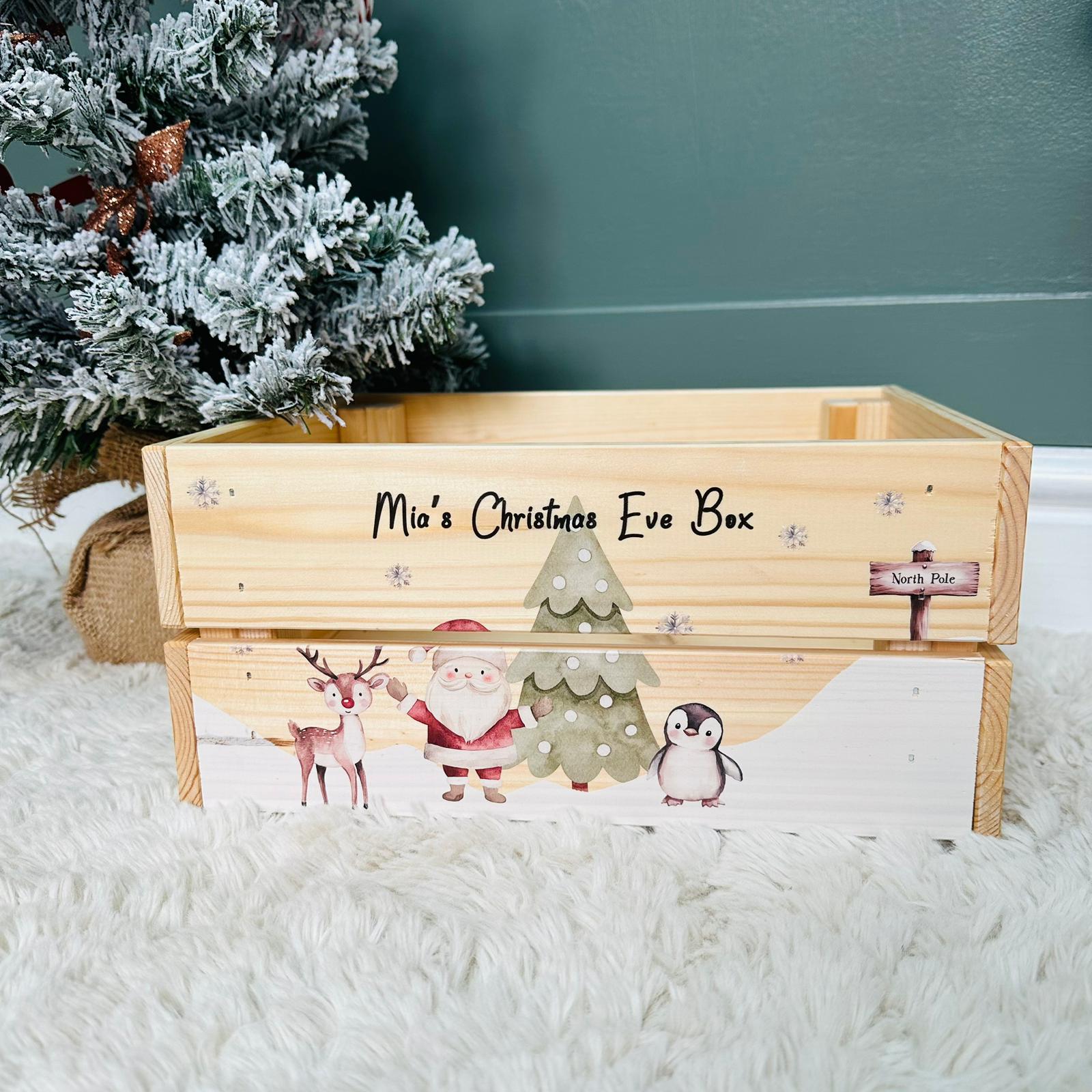 North Pole Christmas Eve Box Crate