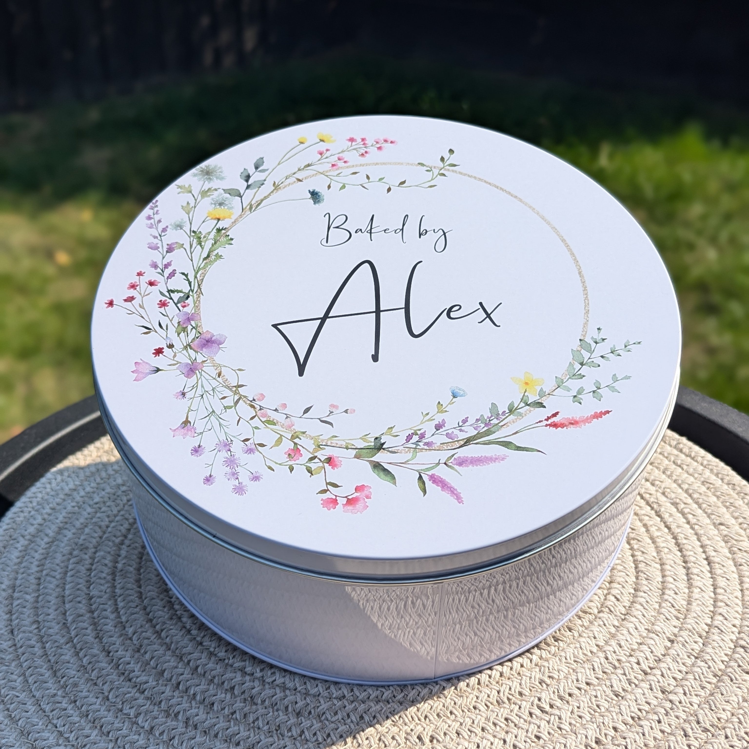 Alex Wildflowers Large Cake Tin