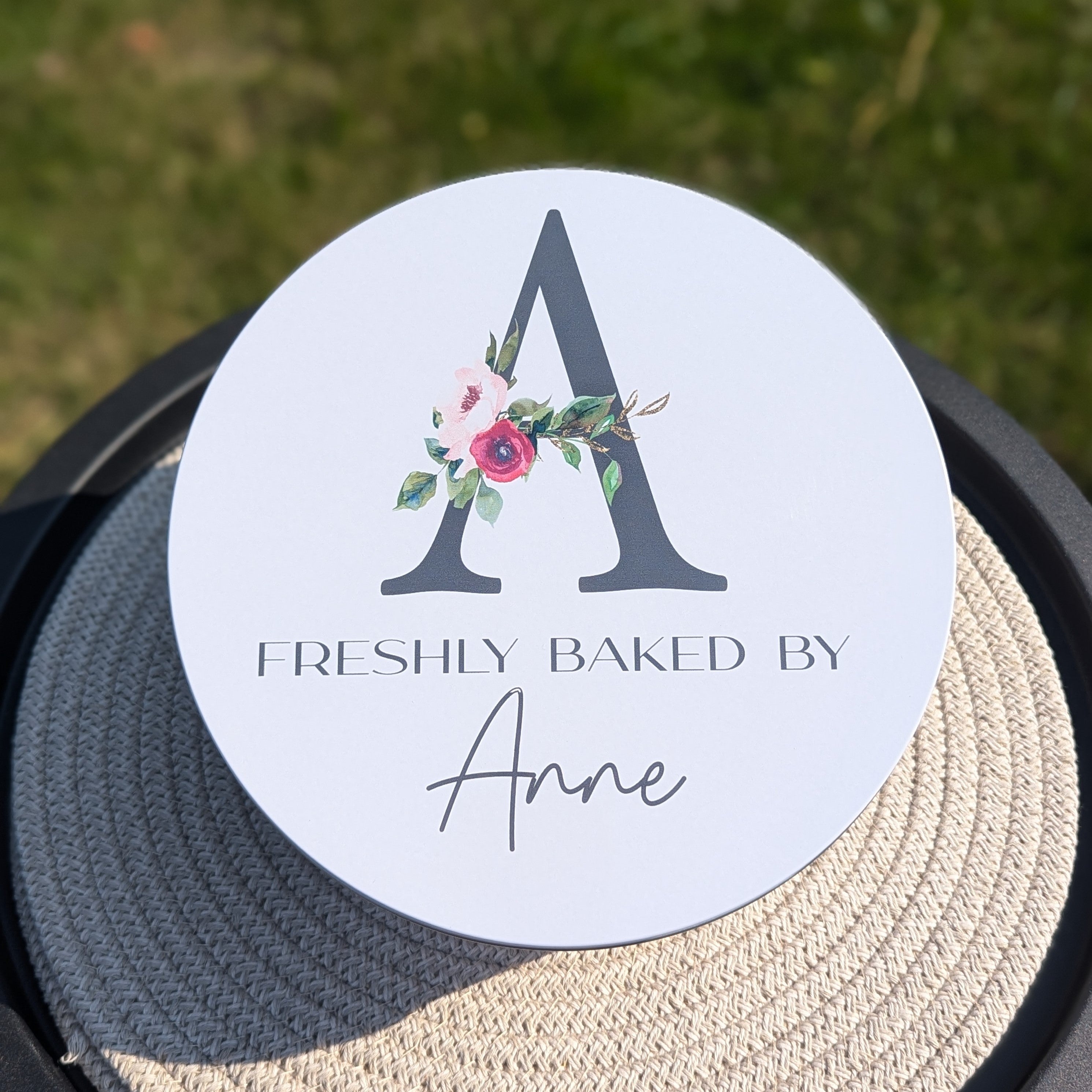 Anne Initial Large Cake Tin
