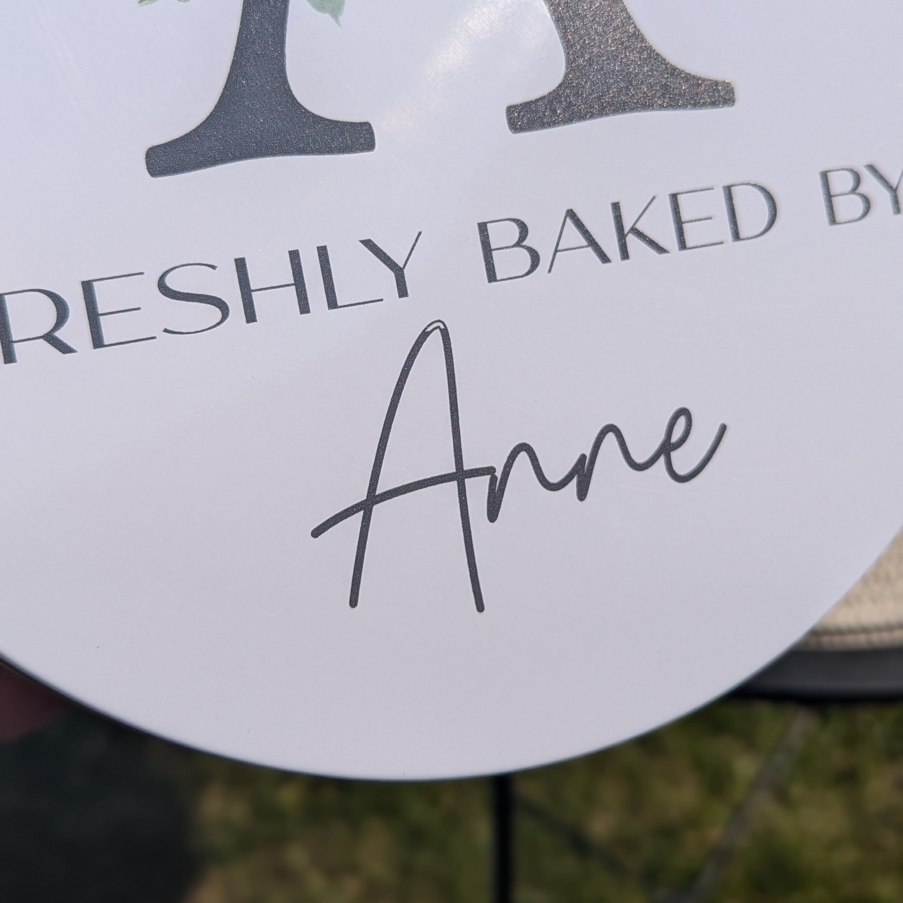 Anne Initial Large Cake Tin