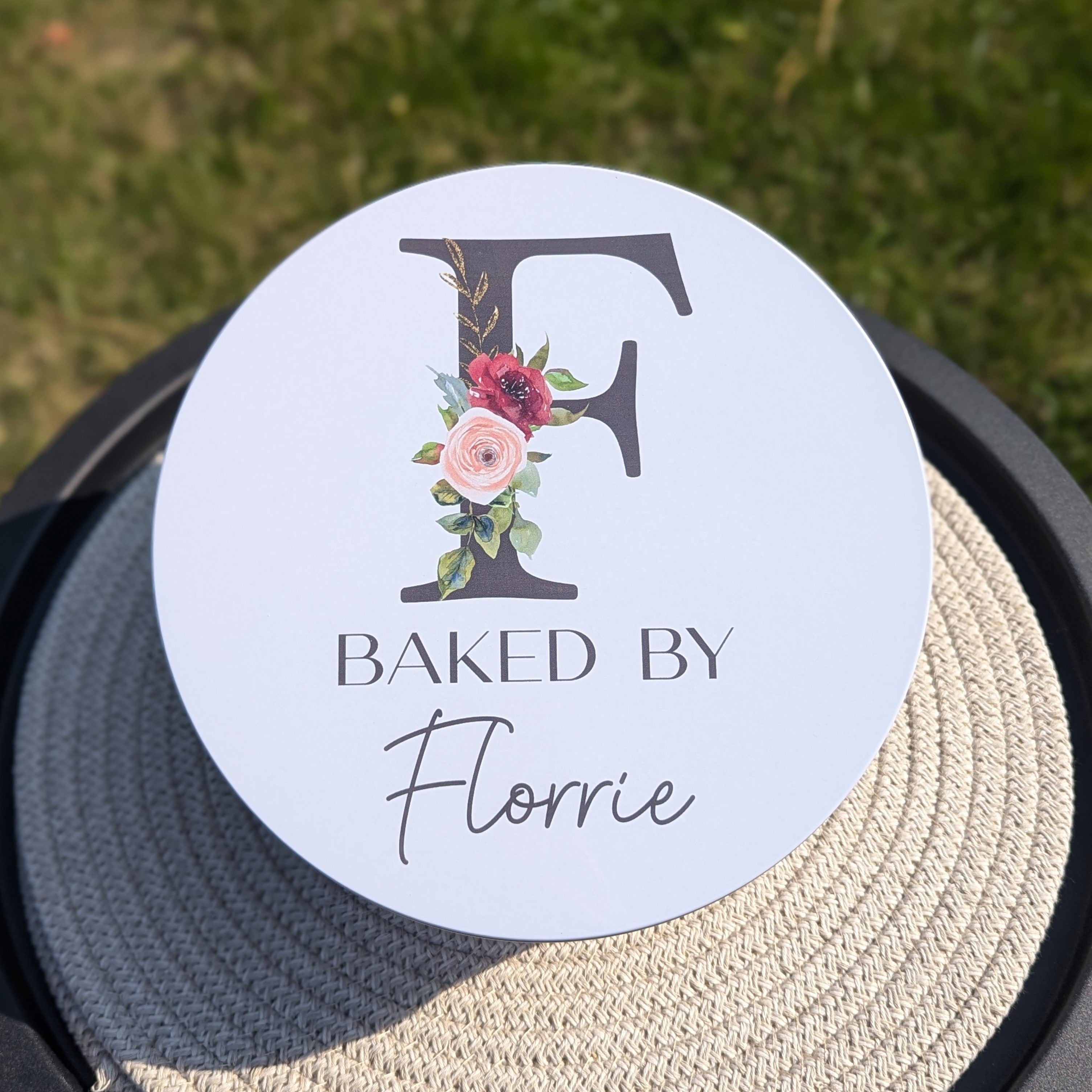 Florrie Initial Large Cake Tin