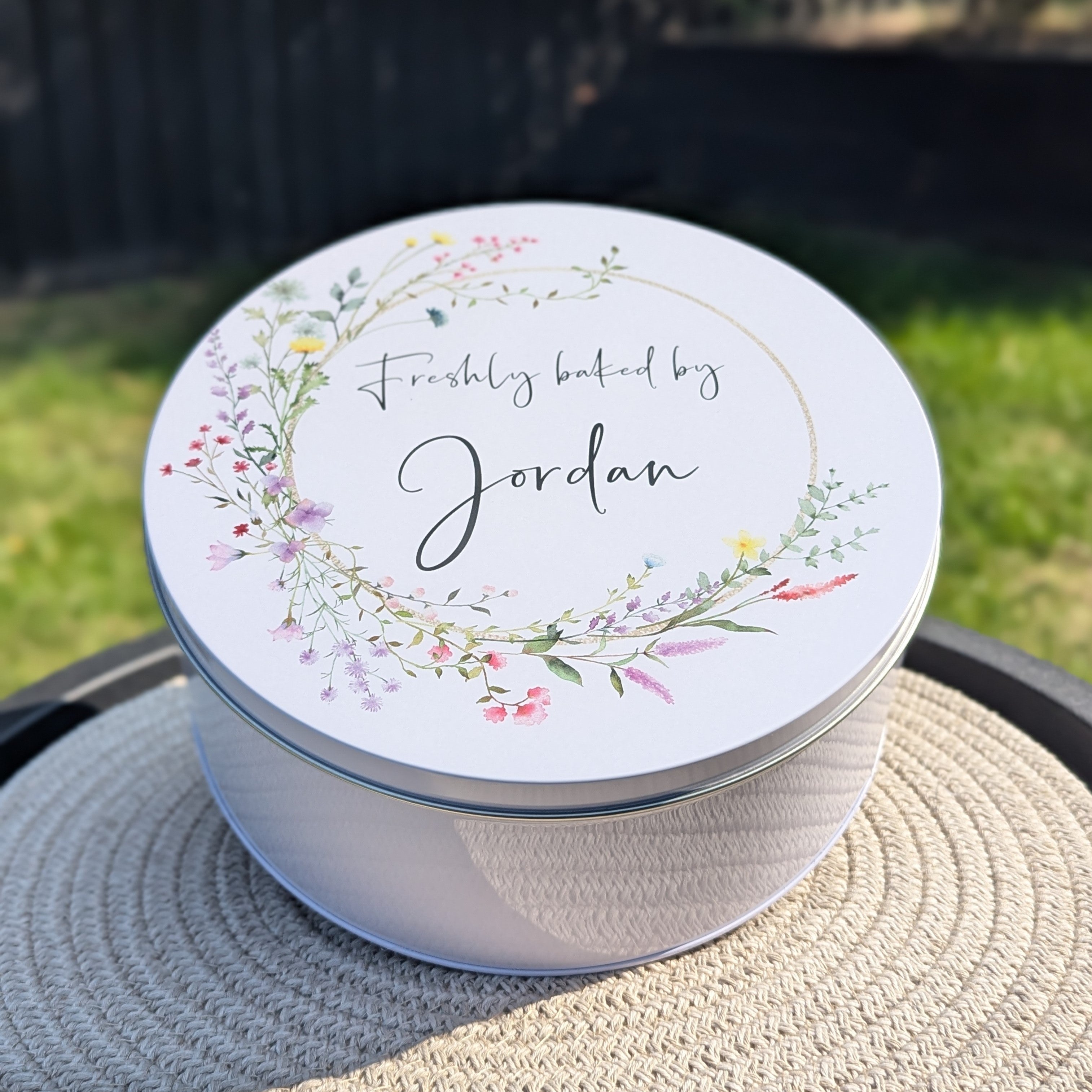 Jordan Wildflowers Large Cake Tin