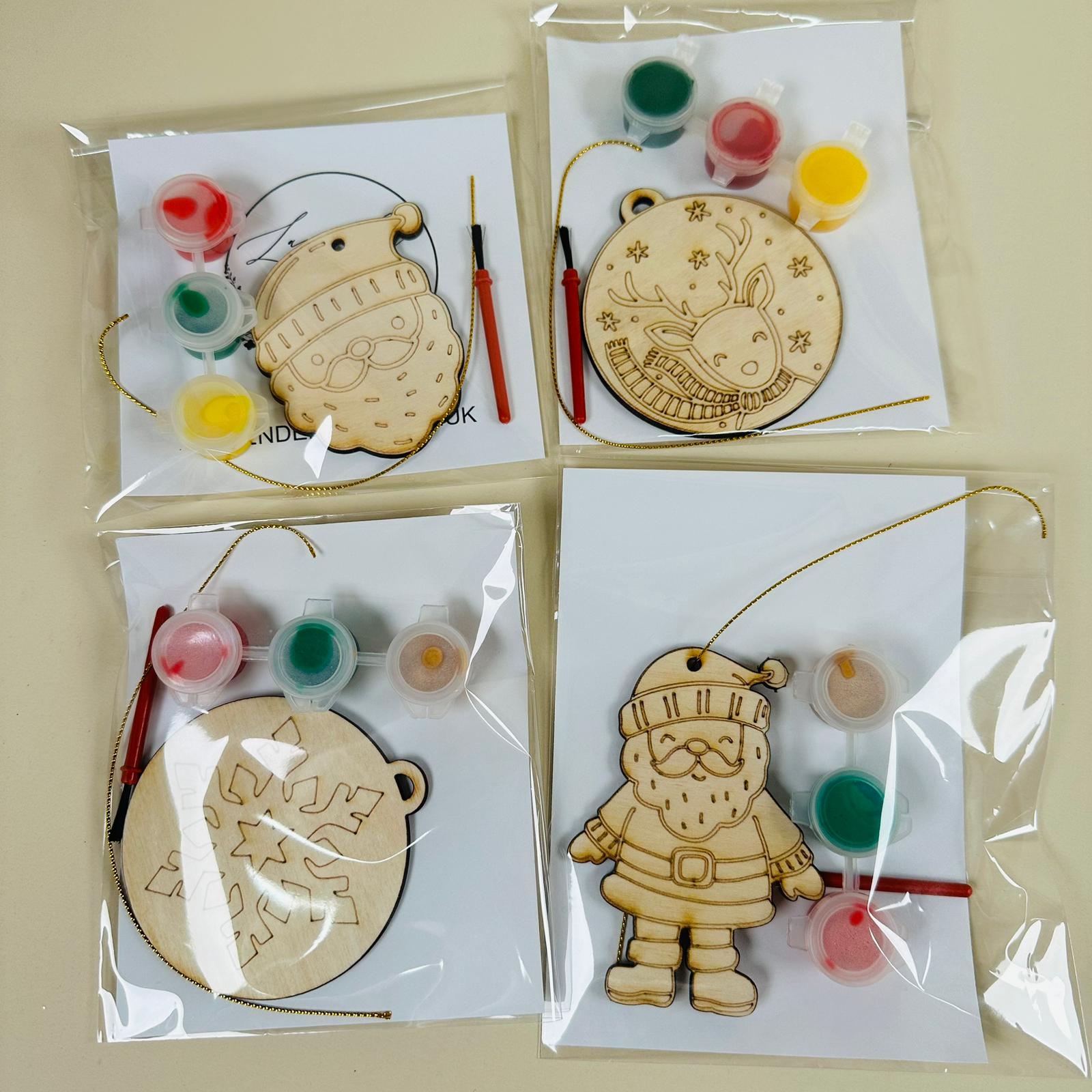 Paint your own Christmas Bauble