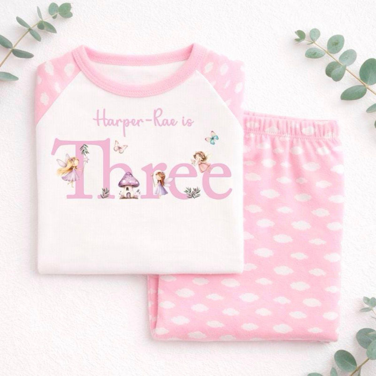 Pink - Cloud Fairies Pyjamas