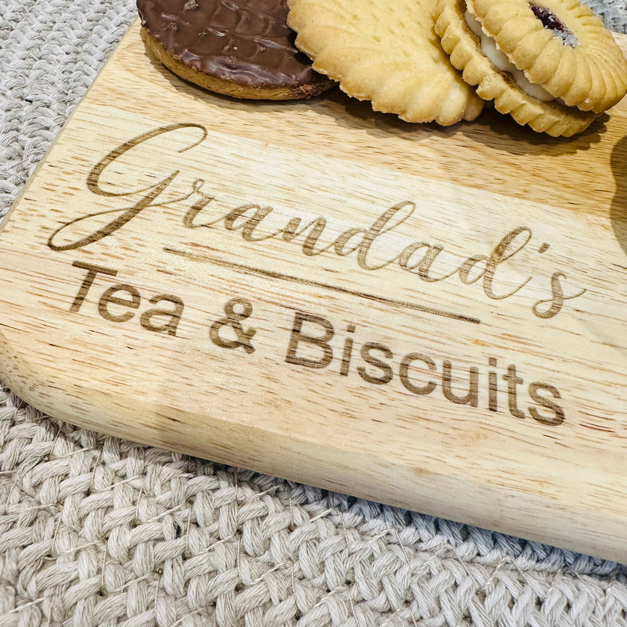 Personalised Tea & Biscuits Board