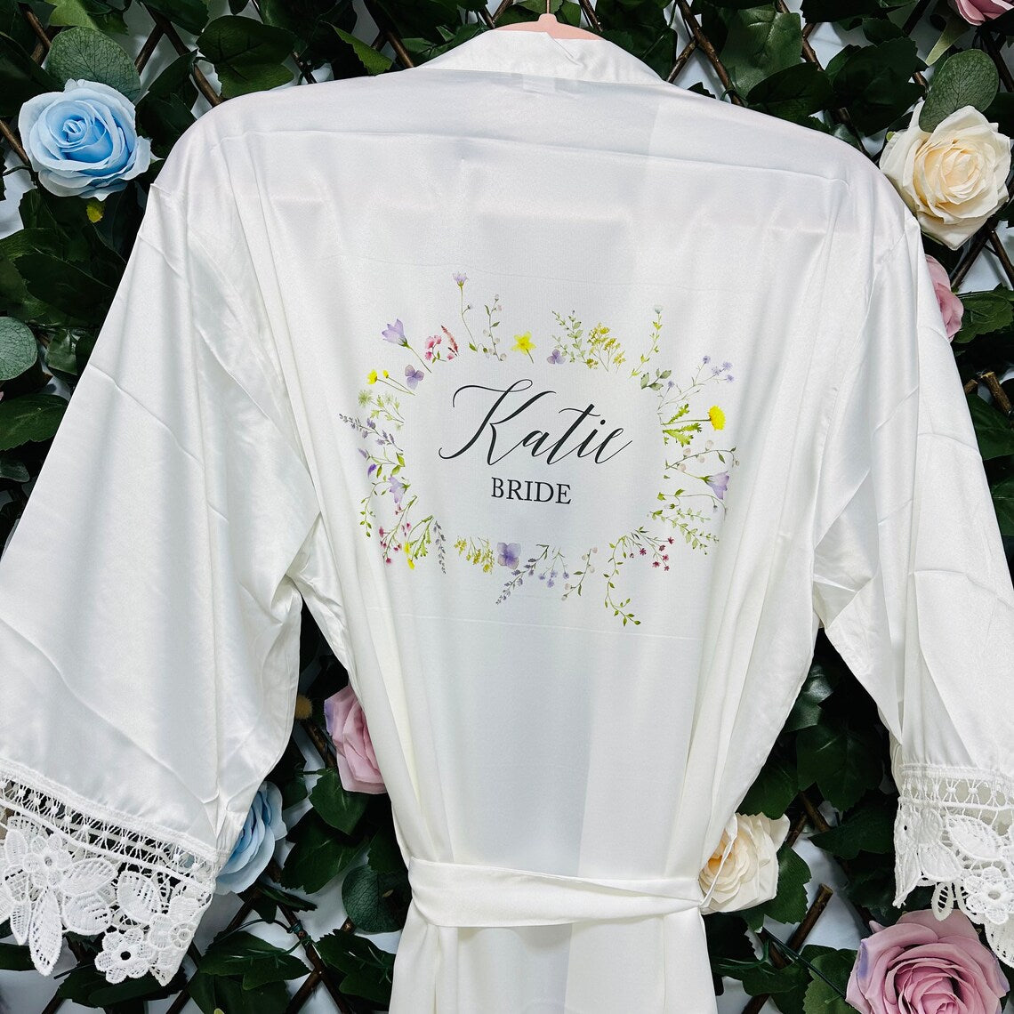 Wildflowers Robe - Lavender Eight