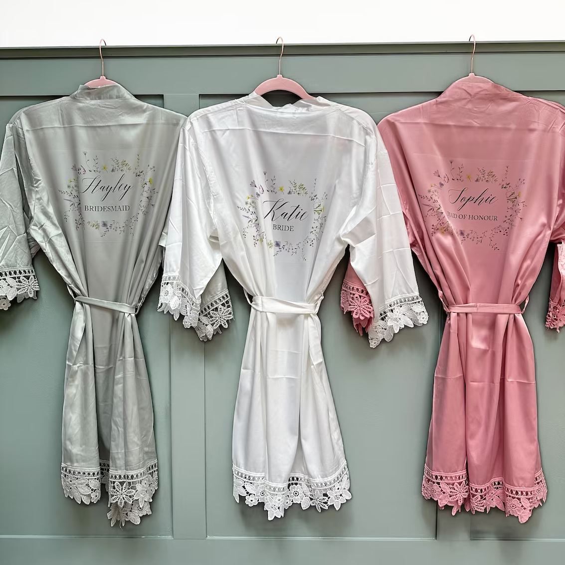 Wildflowers Robe - Lavender Eight