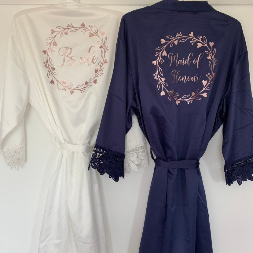 Floral Hoop Robe