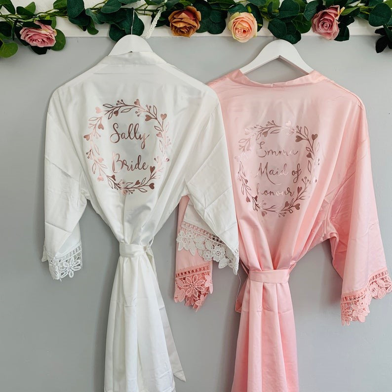 Floral Hoop Robe
