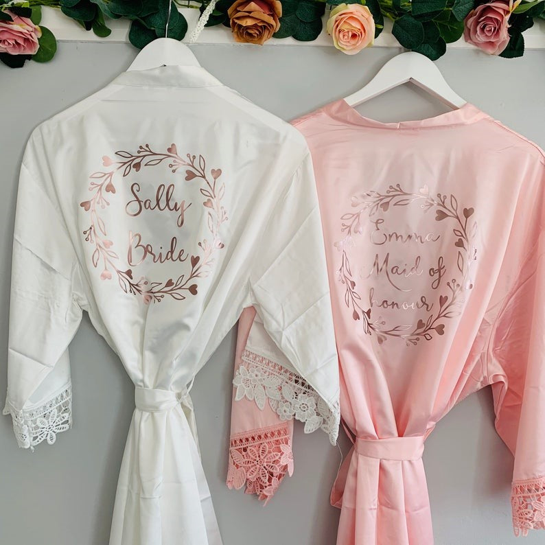 Floral Hoop Robe