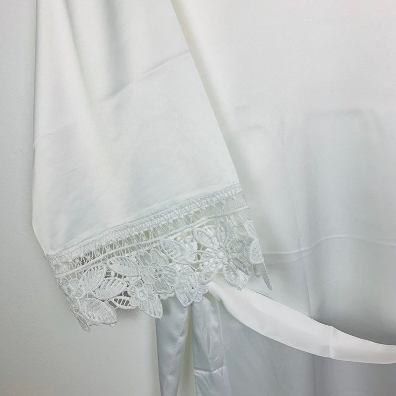 Geometric Floral Robe