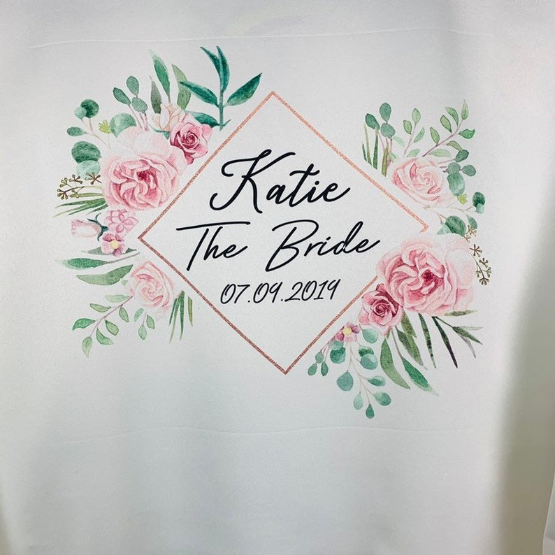 Geometric Floral Robe