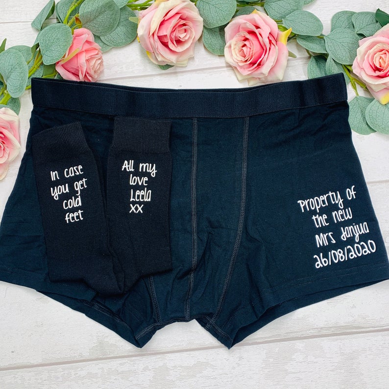 Grooms Socks & Boxers