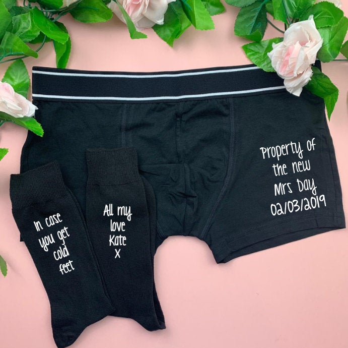 Grooms Socks & Boxers