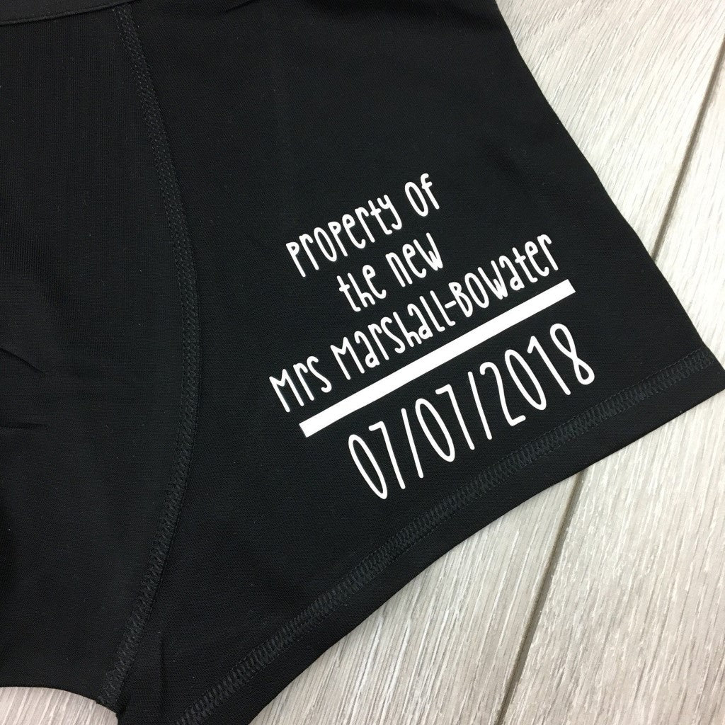 Property of Mrs - Boxers