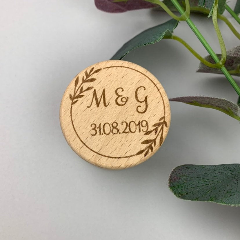 Ring Box with Initials