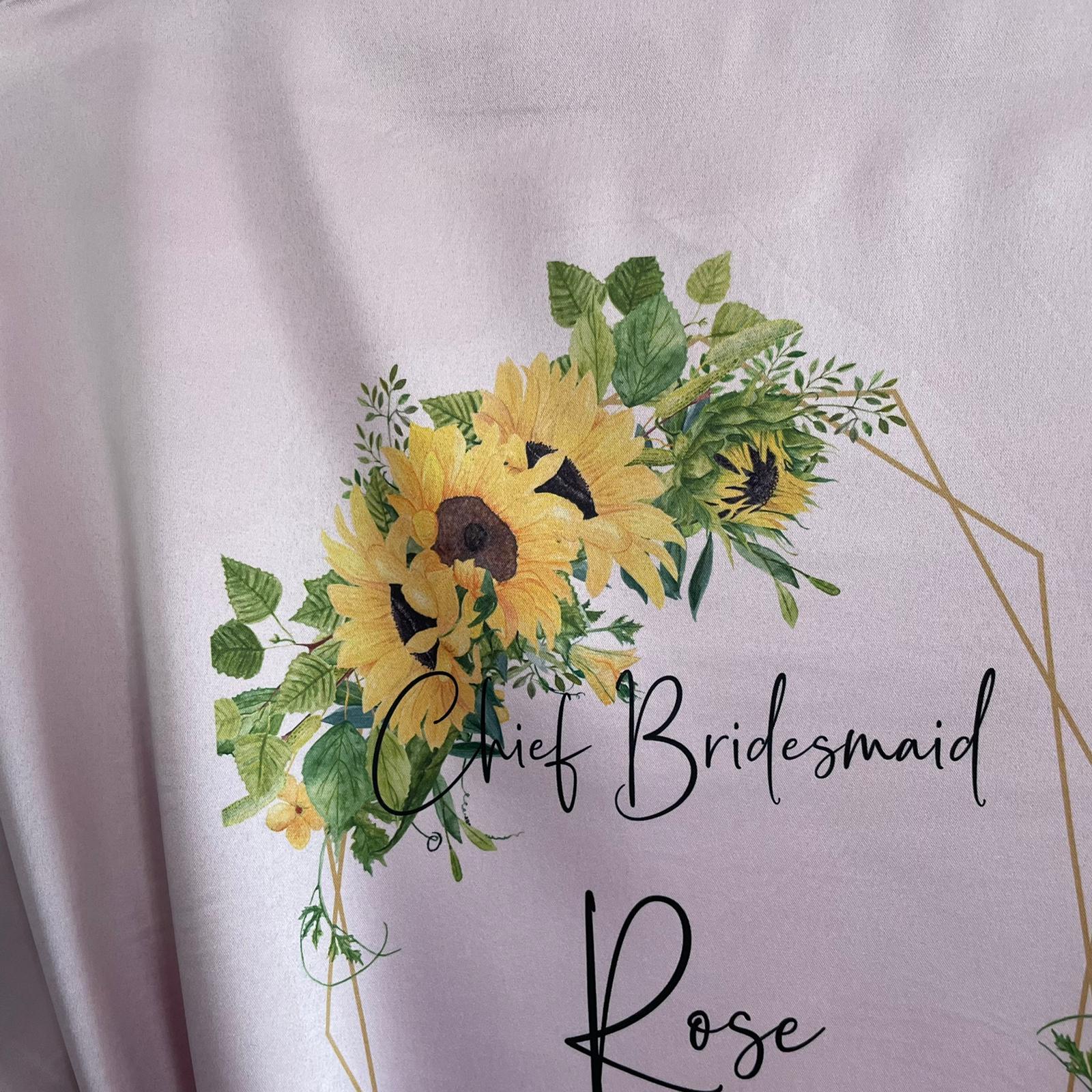Sunflower Robe - Lavender Eight