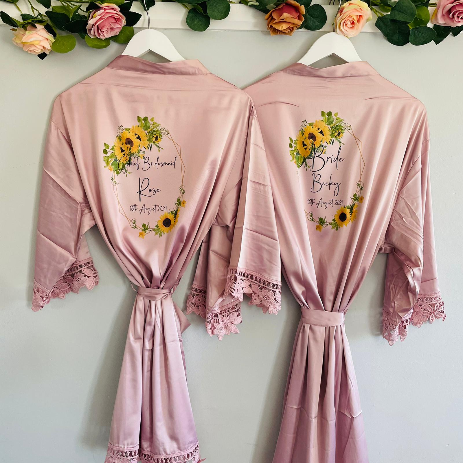 Sunflower Robe - Lavender Eight