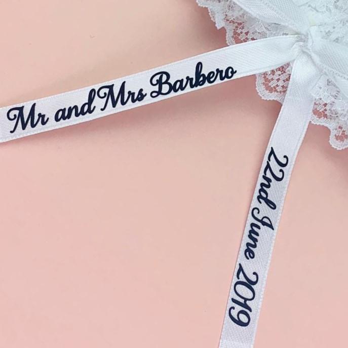 Personalised Wedding Day Garter - Occasionally Cute