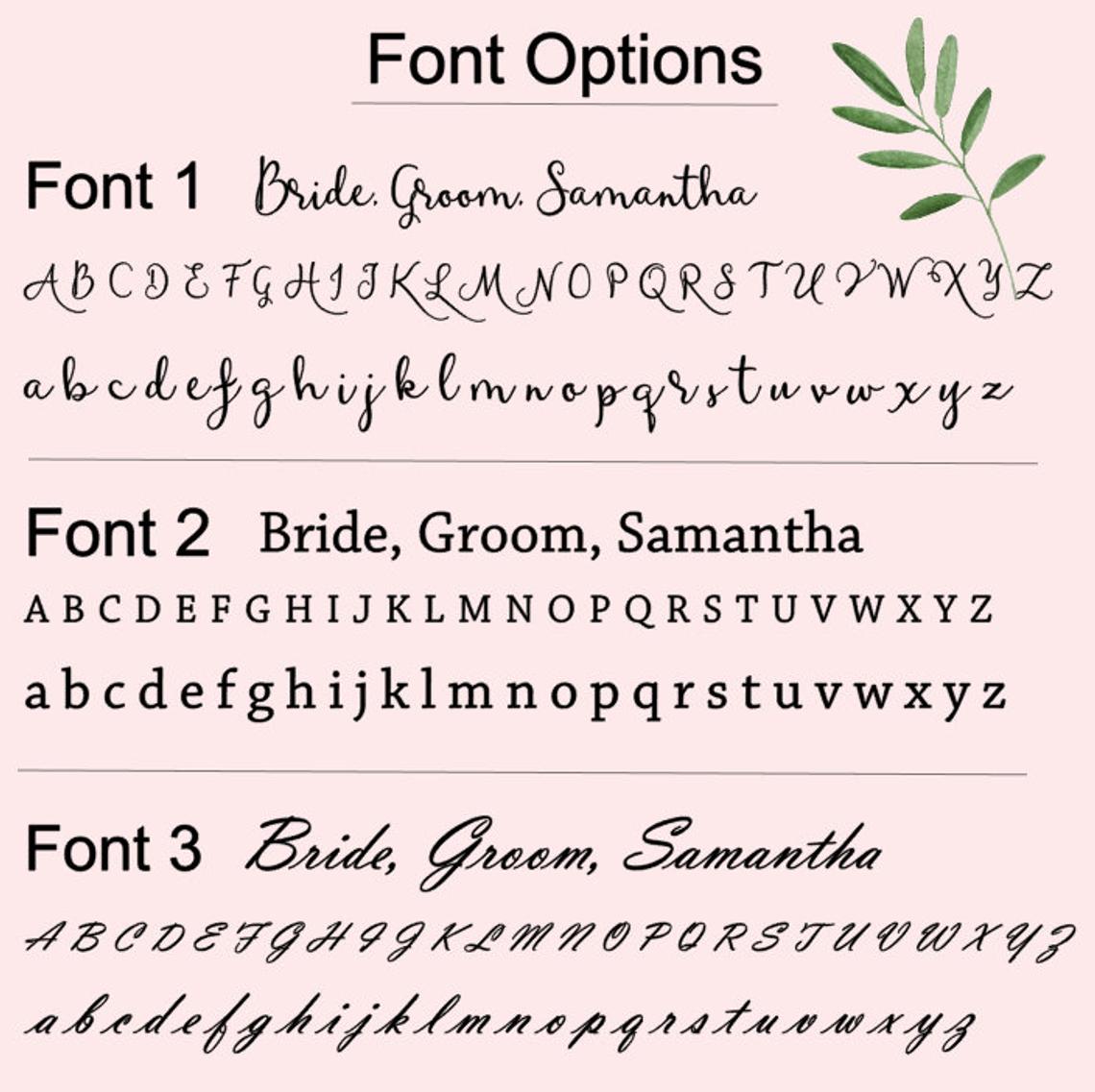 Wooden Circle Table Place Name