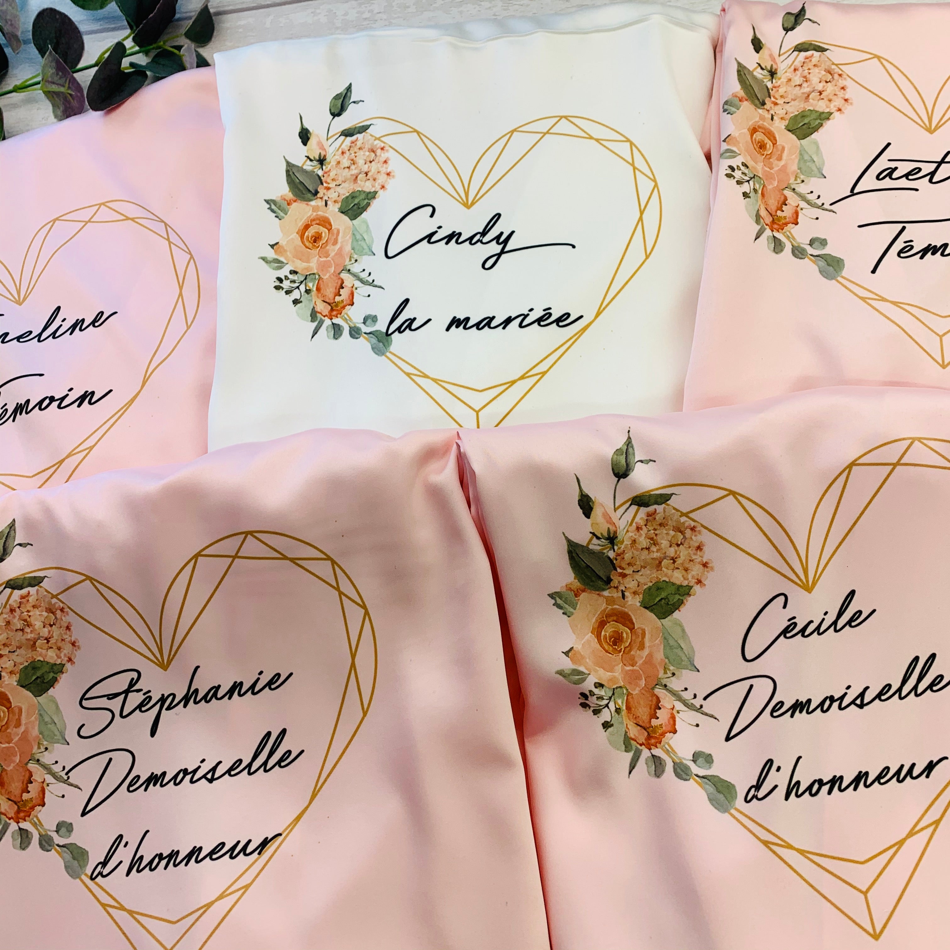 Floral Heart Robe - Lavender Eight