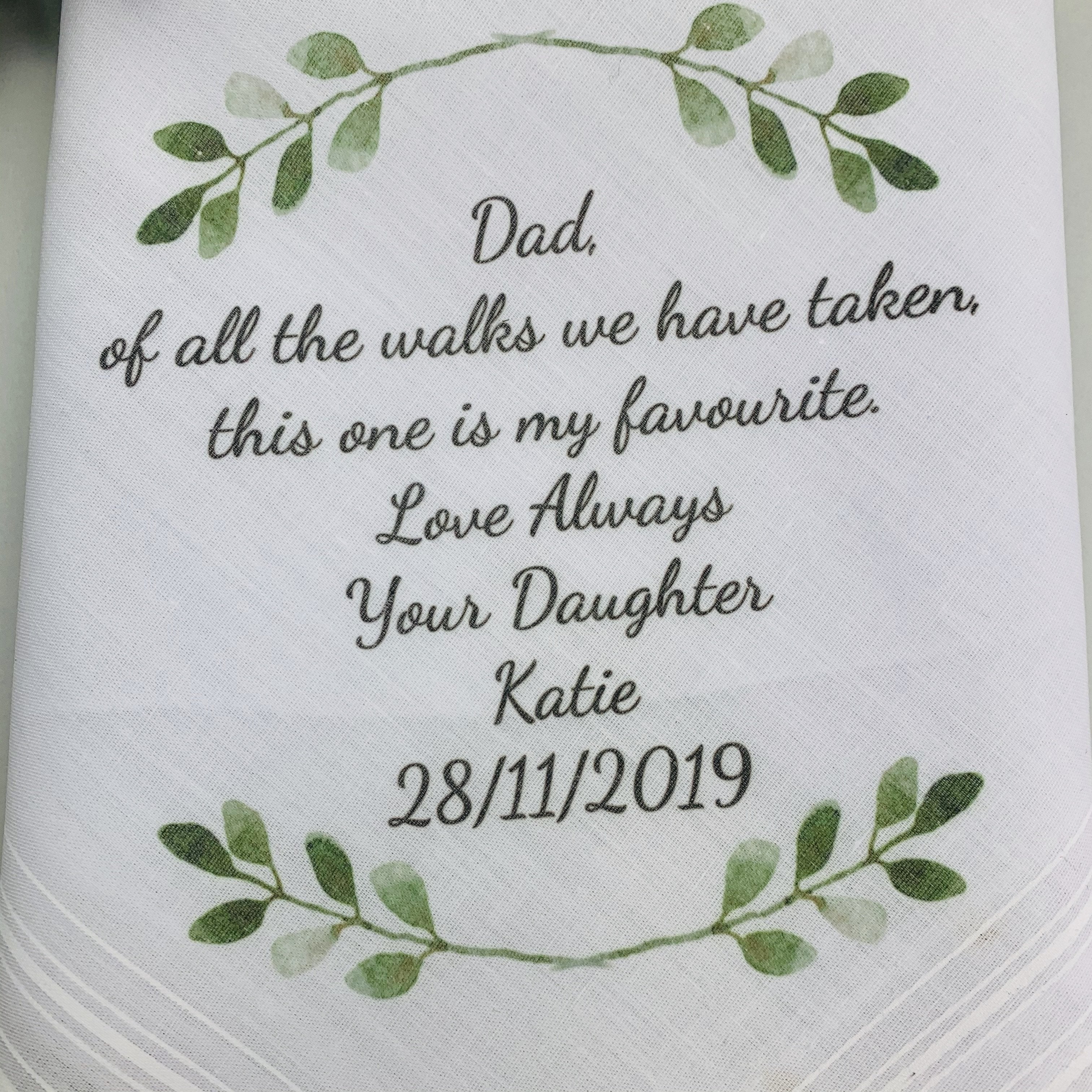 Father Of the Bride Hankie - Occasionally Cute