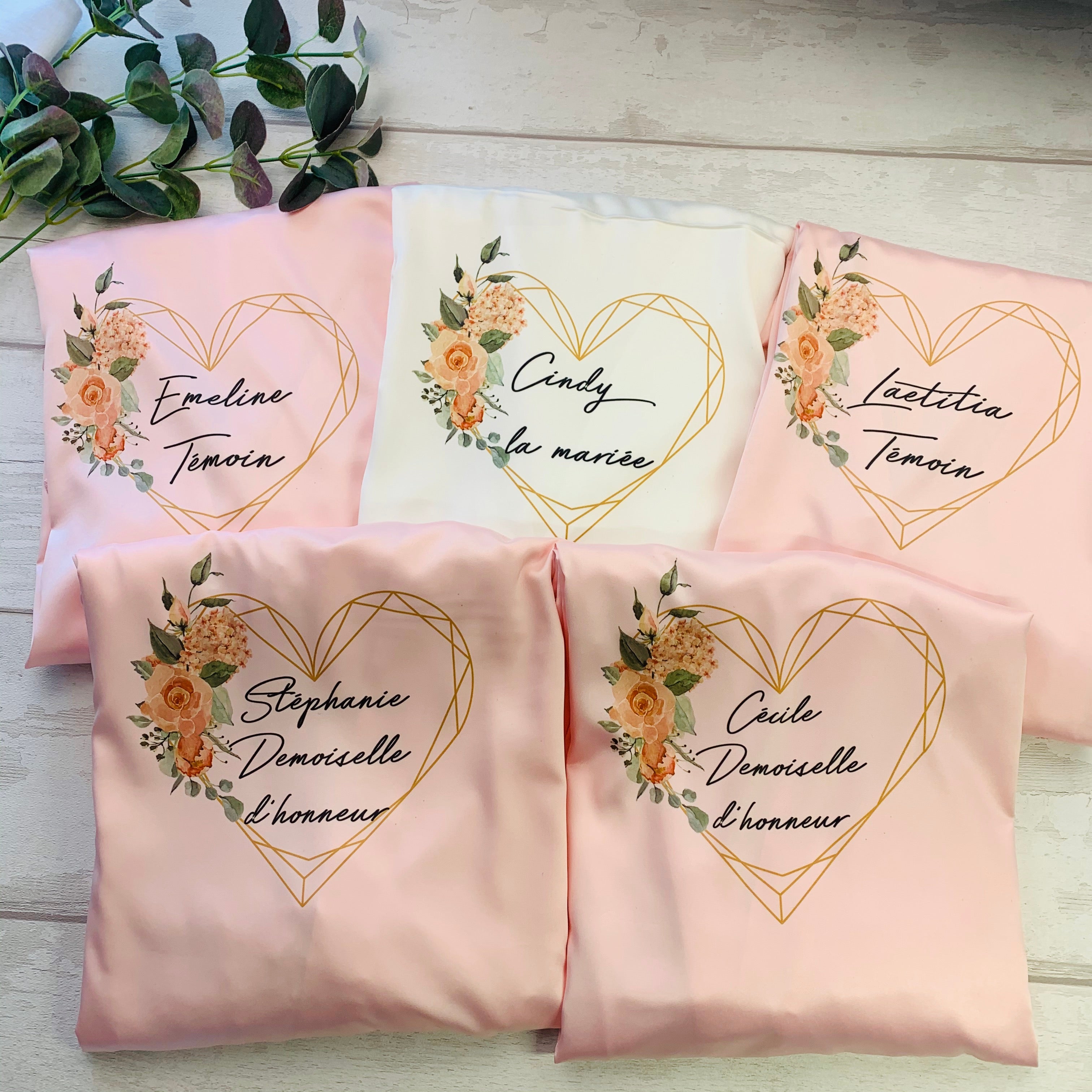 Floral Heart Robe - Lavender Eight