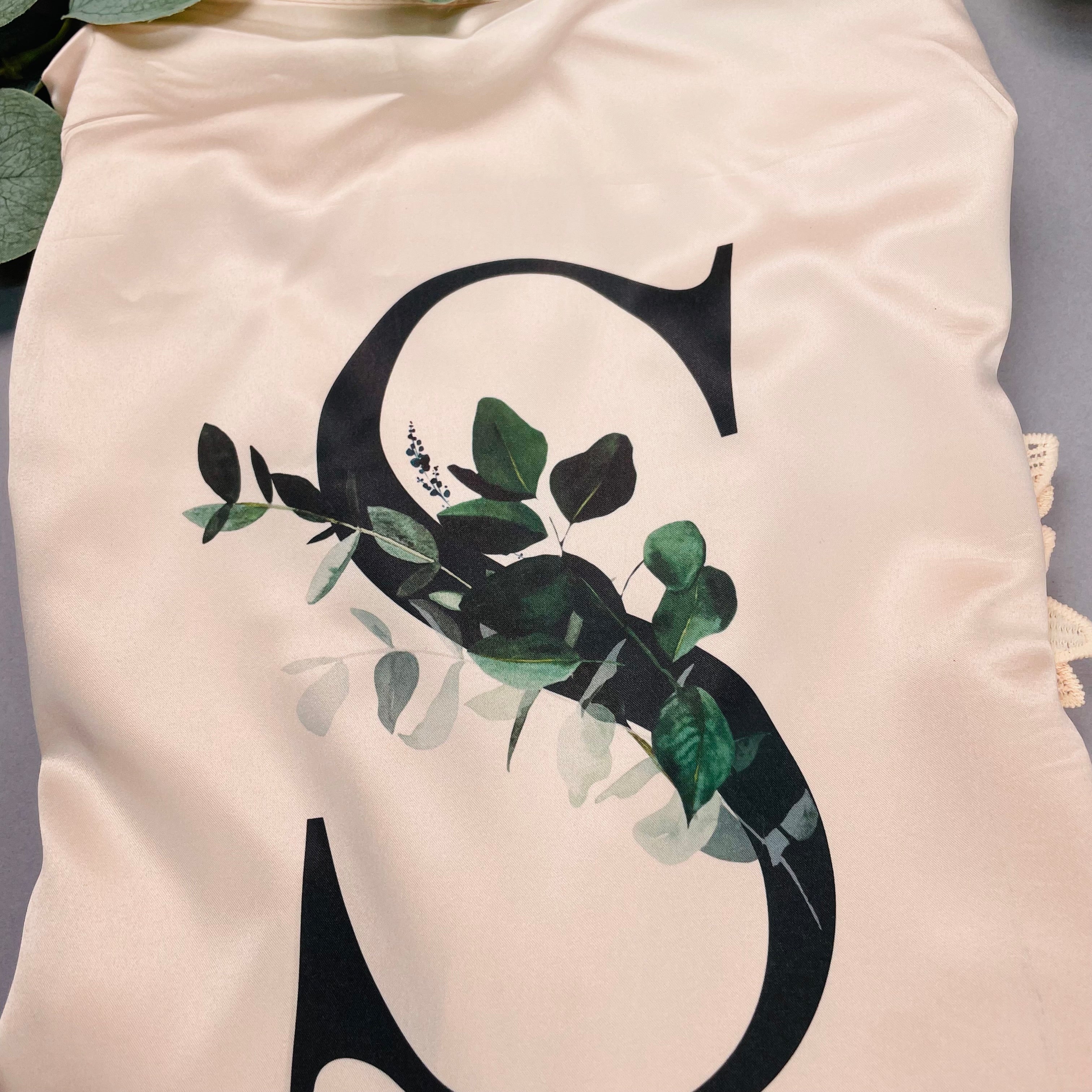 Eucalyptus Initial Robe - Lavender Eight