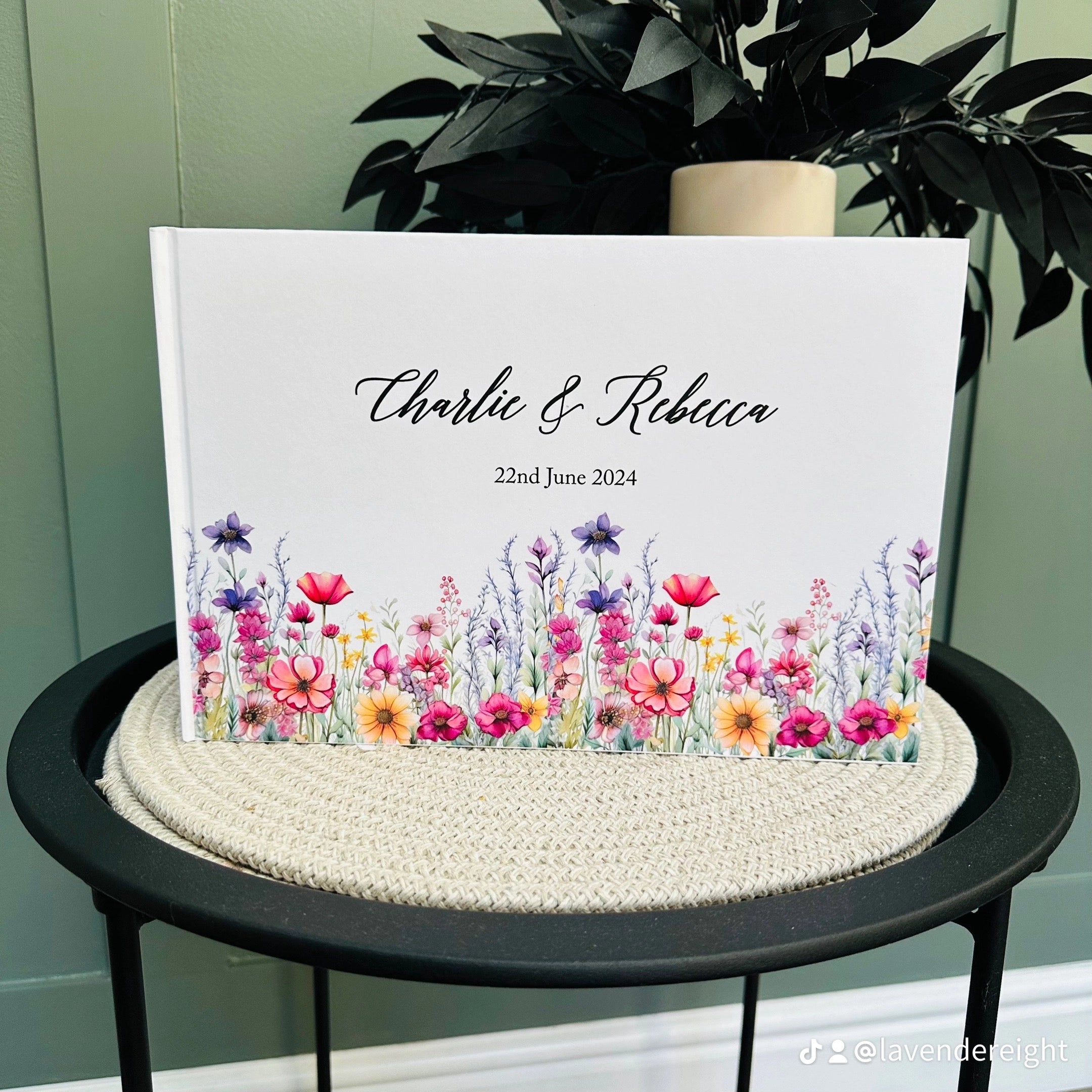 Vibrant Wildflowers Guestbook