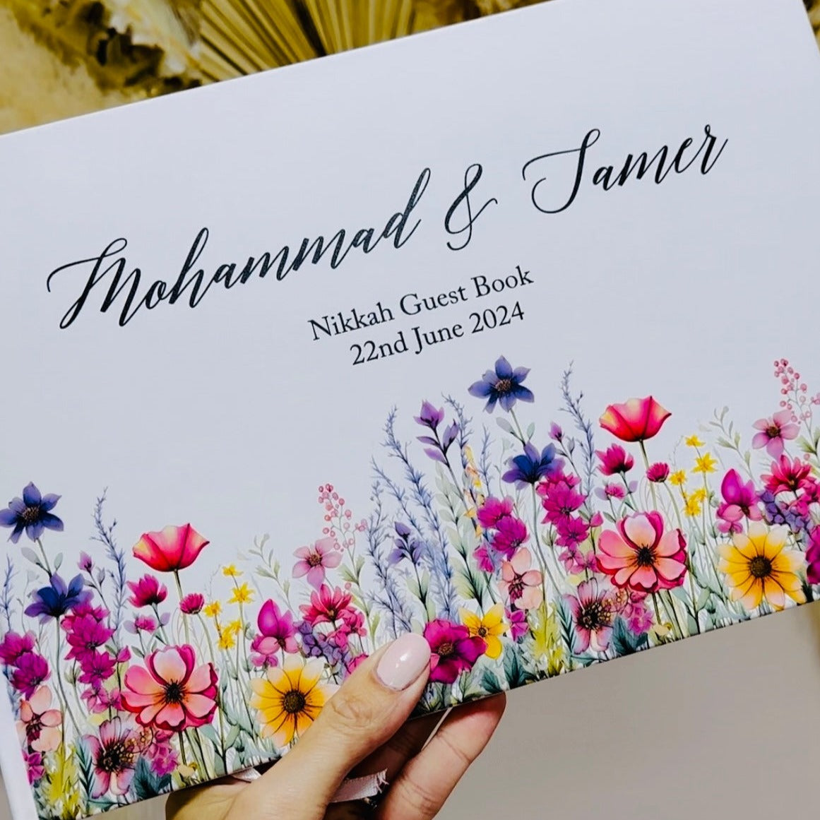 Vibrant Wildflowers Guestbook