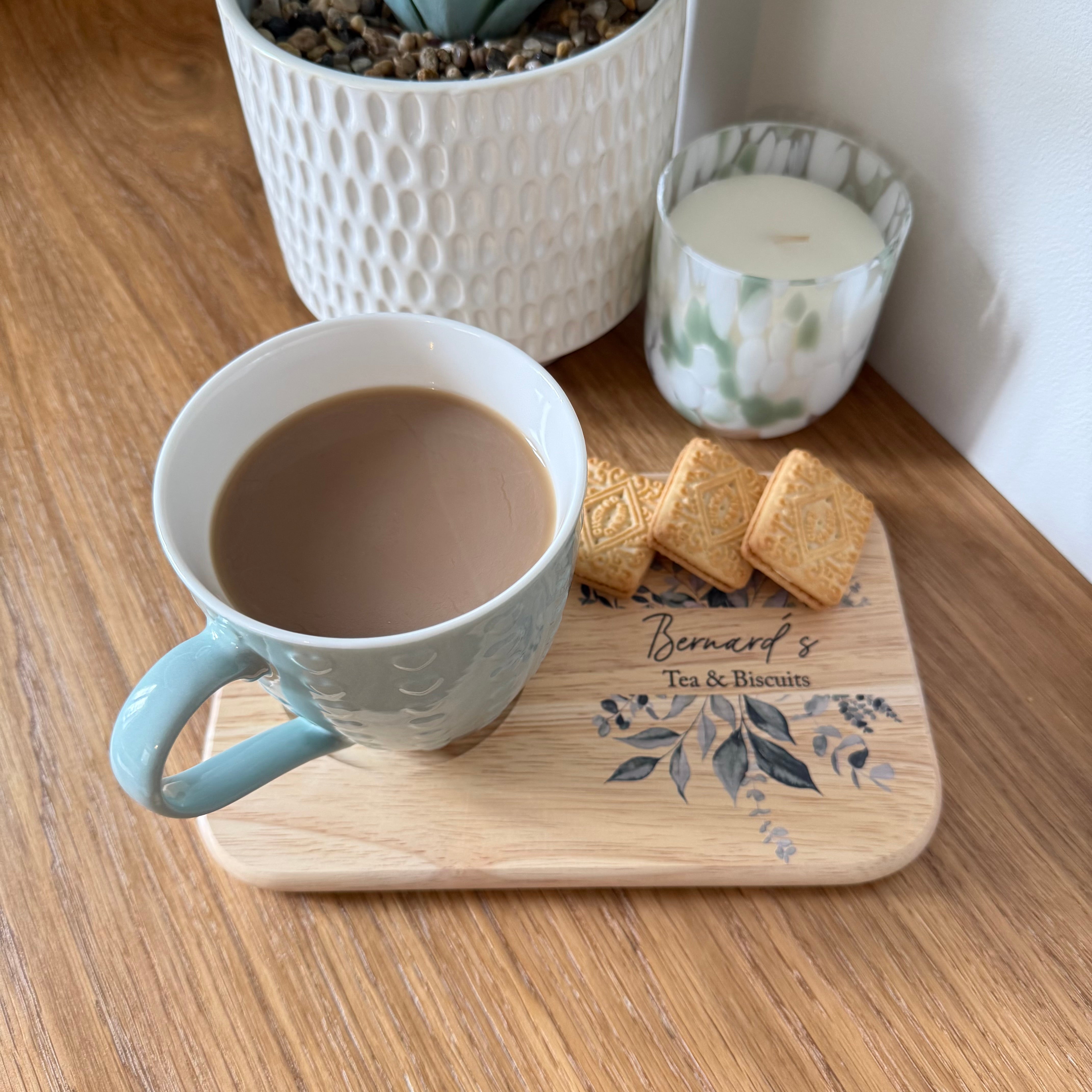 Eucalyptus Tea & Biscuits Board
