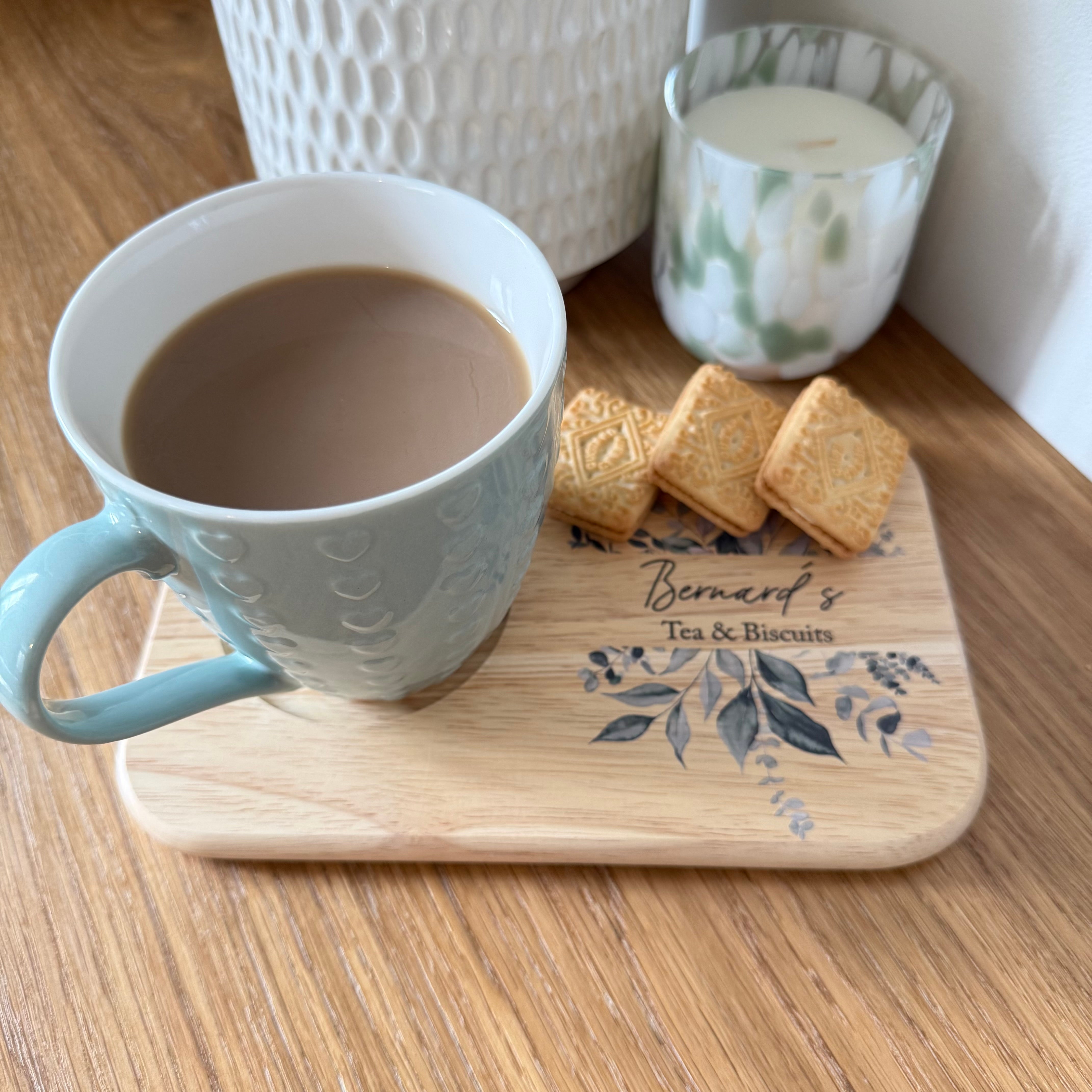 Eucalyptus Tea & Biscuits Board