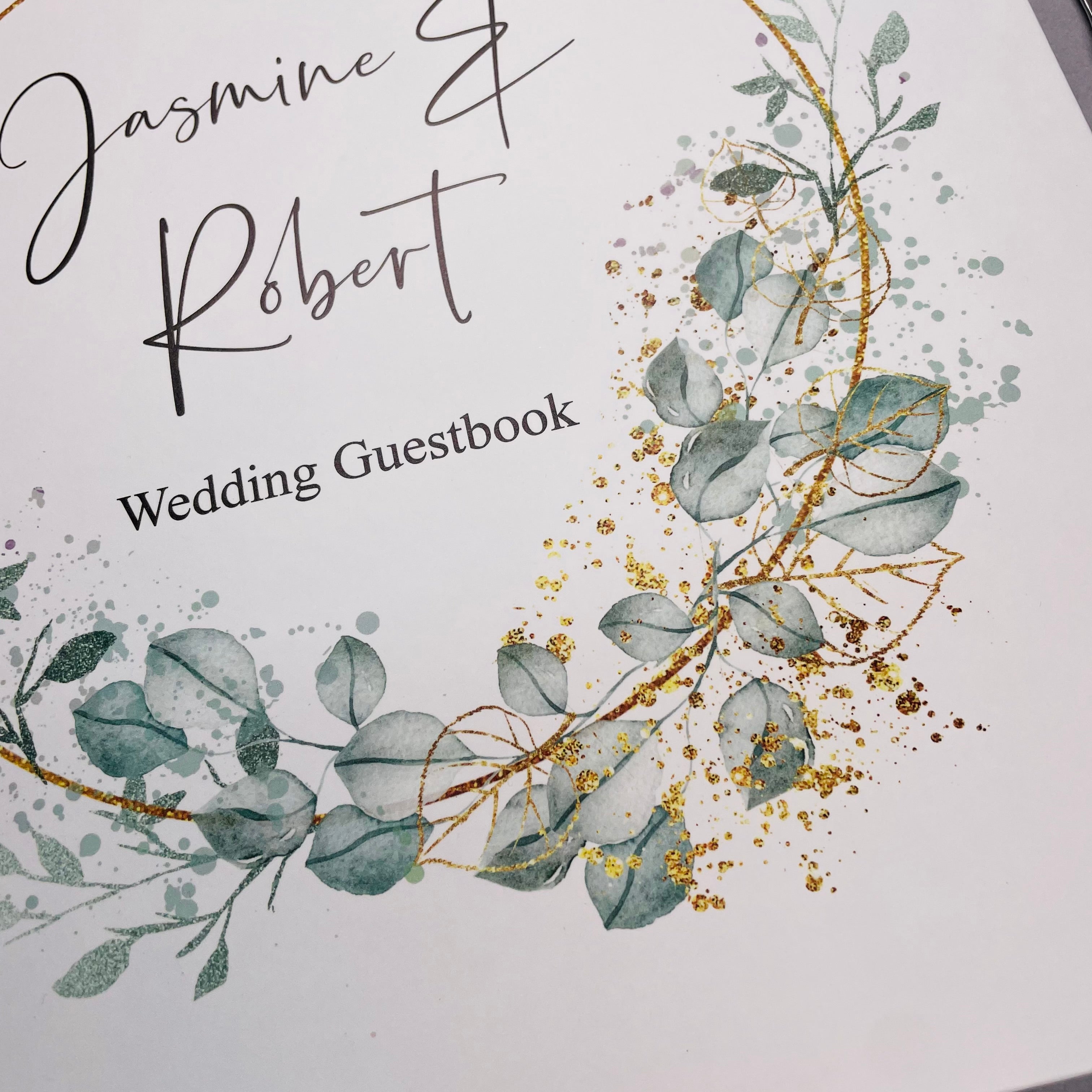 Boho Floral Wedding Guest Book