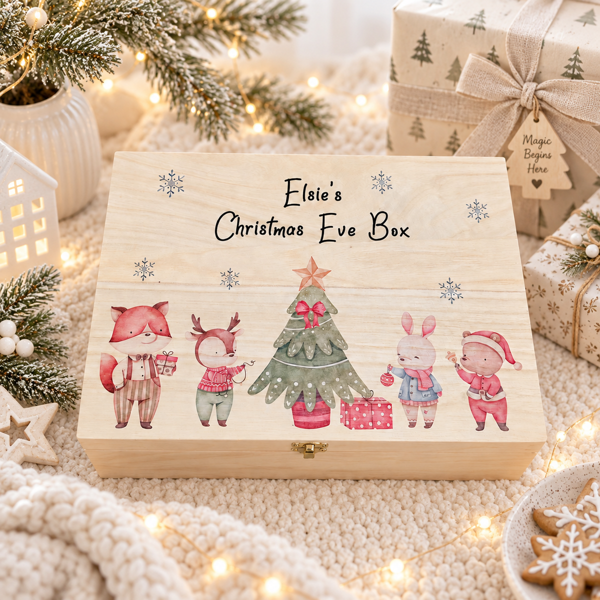 Woodland Theme Christmas Eve Box