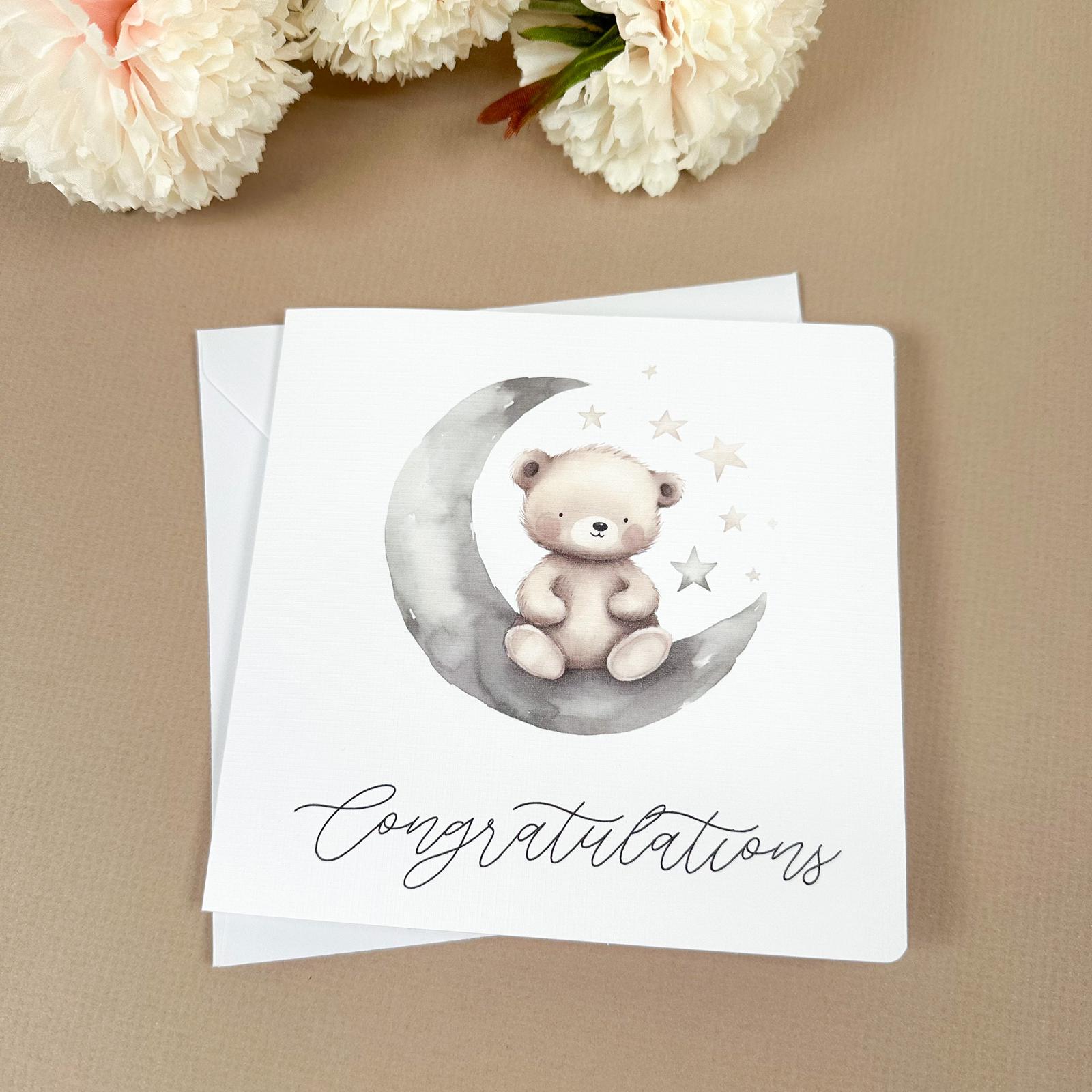 Bear Congratulations Card