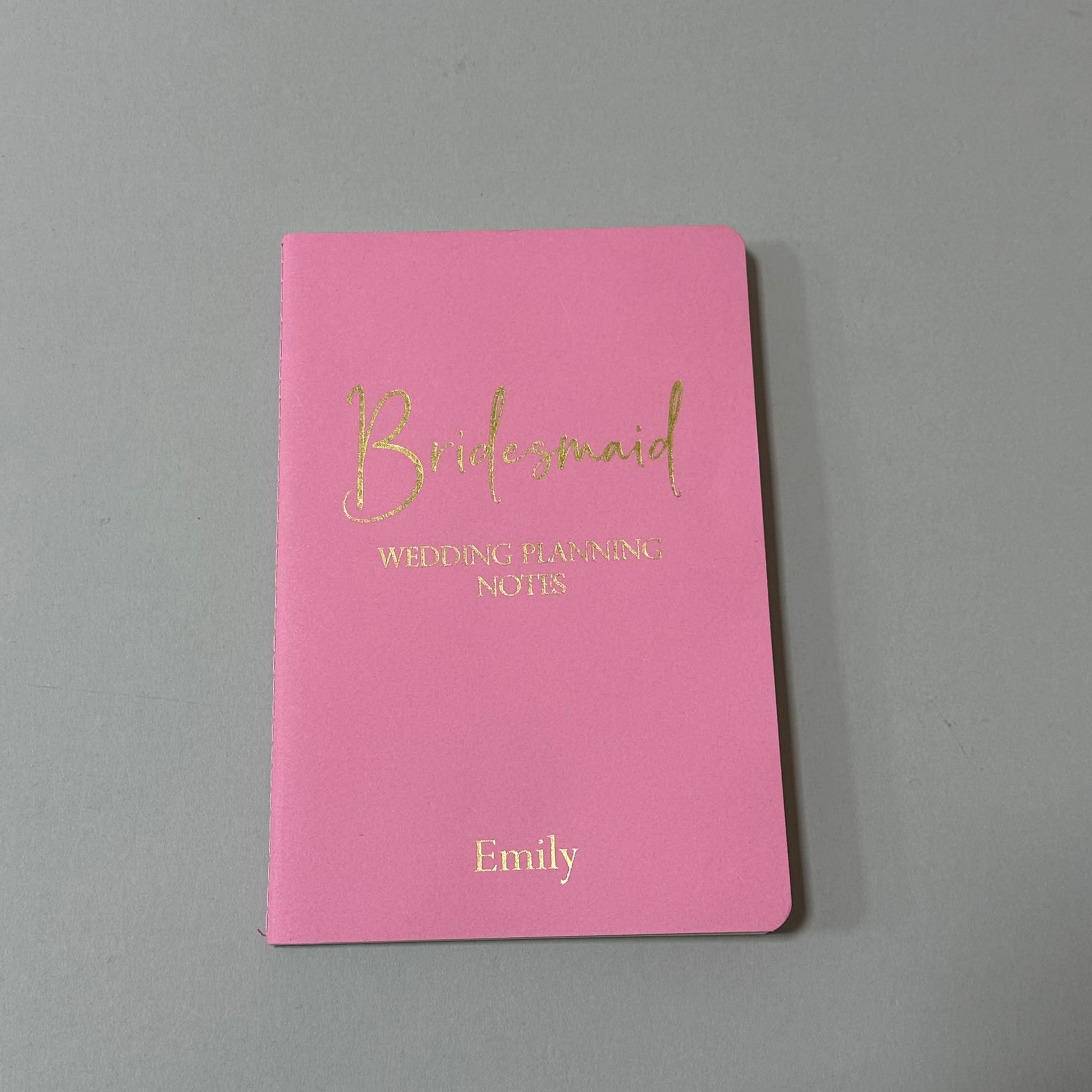 Bridesmaid Planning Book