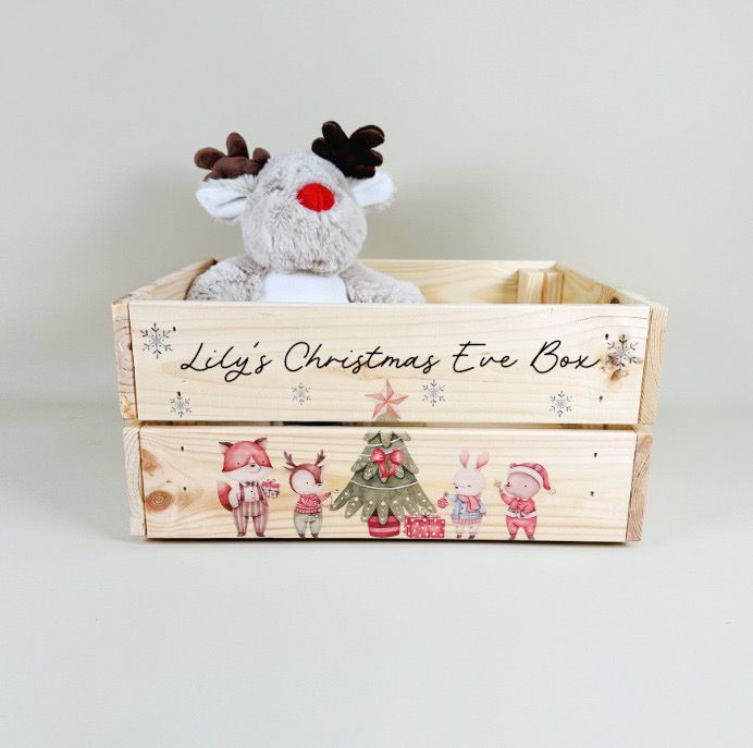 Animal Friends Christmas Eve Box Crate